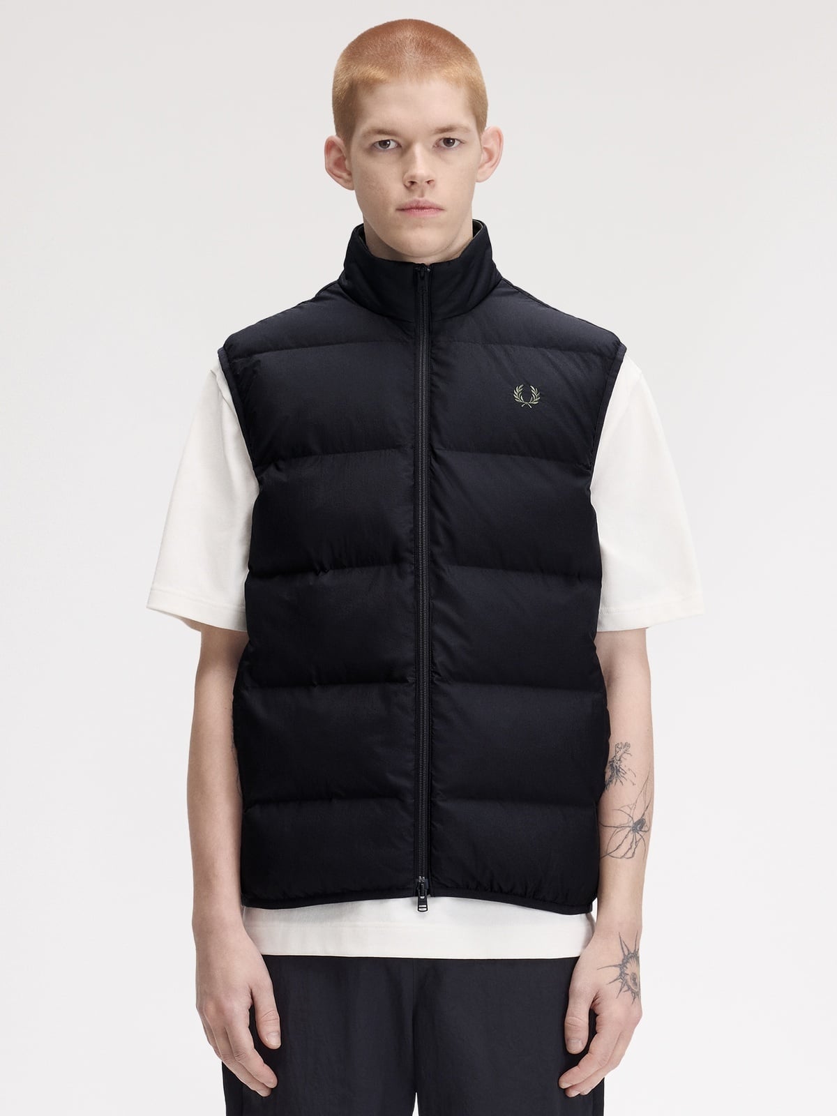 Fred Perry Insulated Gilet Sort