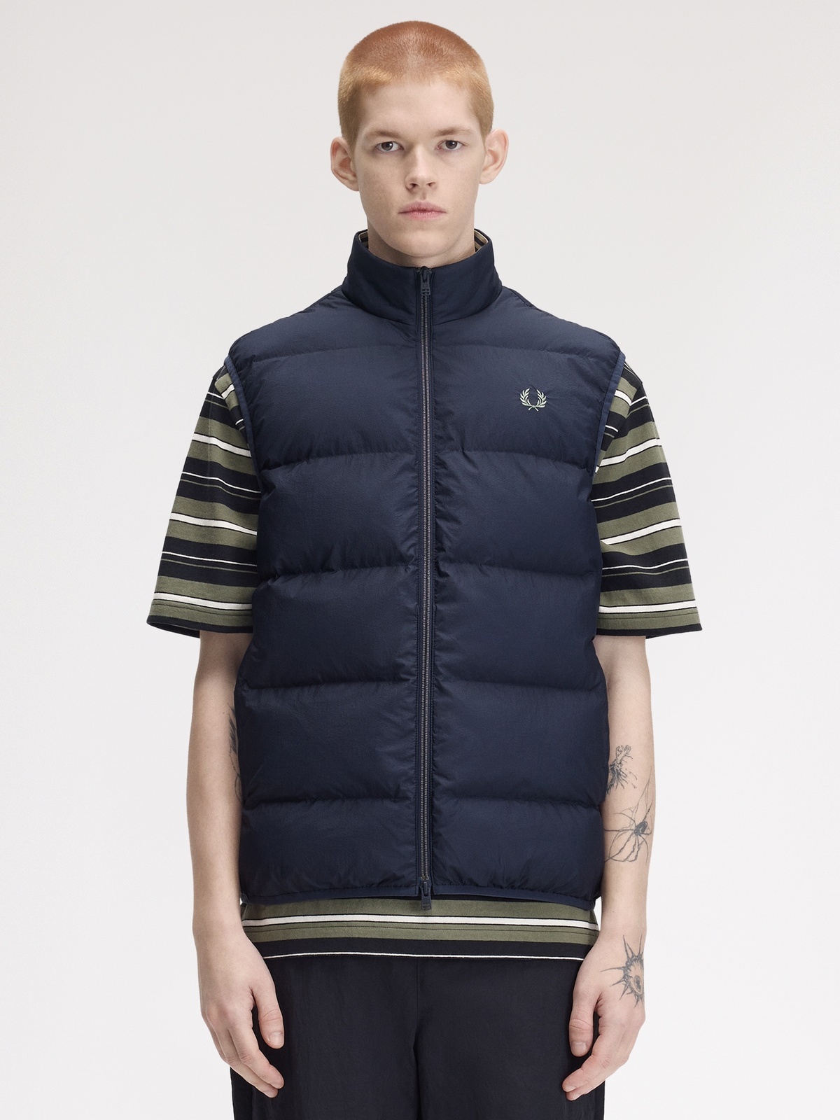 Fred Perry Insulated Gilet Blå