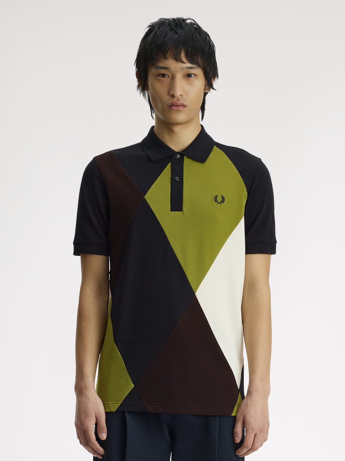 Fred Perry Argyle Cut & Sewn Polo Flerfarget