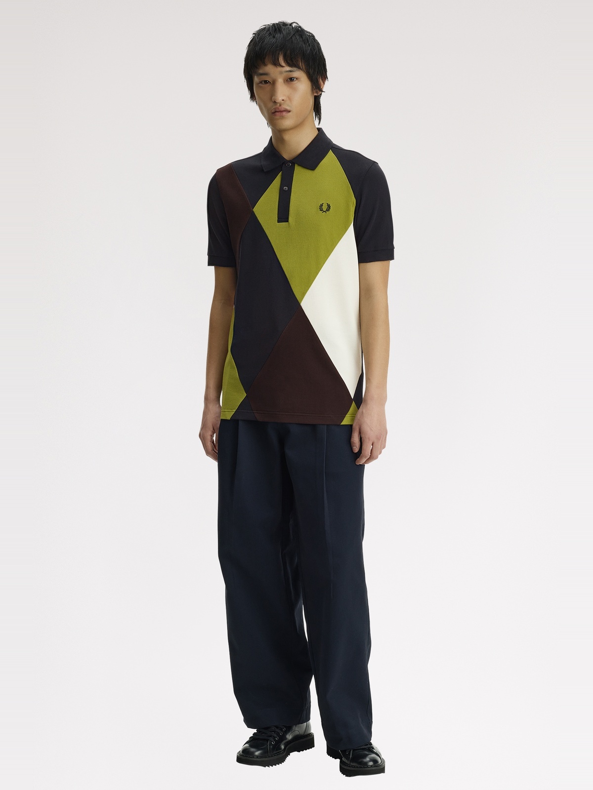 Fred Perry Argyle Cut & Sewn Polo Flerfarget