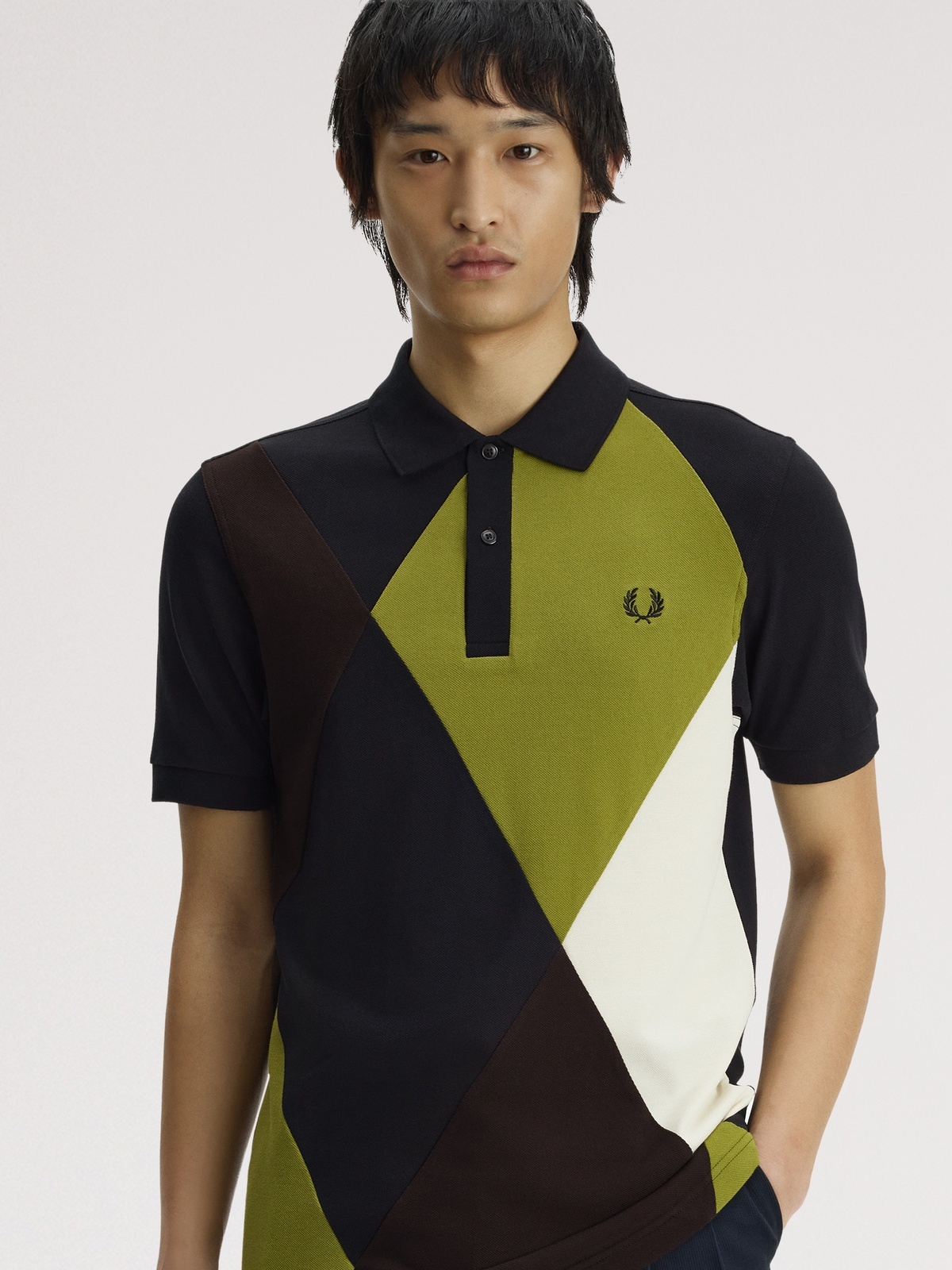 Fred Perry Argyle Cut & Sewn Polo Flerfarget