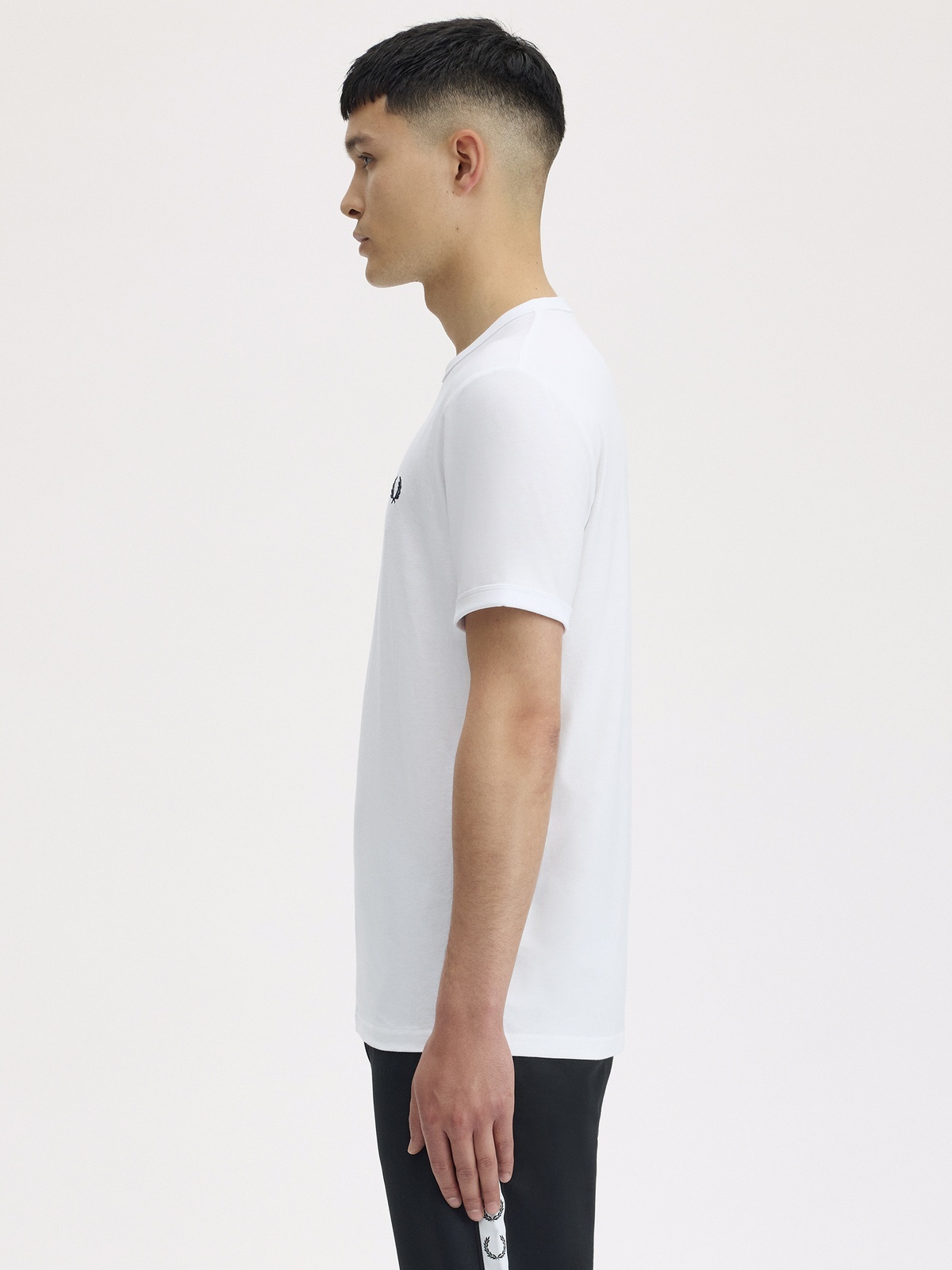 Fred Perry Ringer Tee White