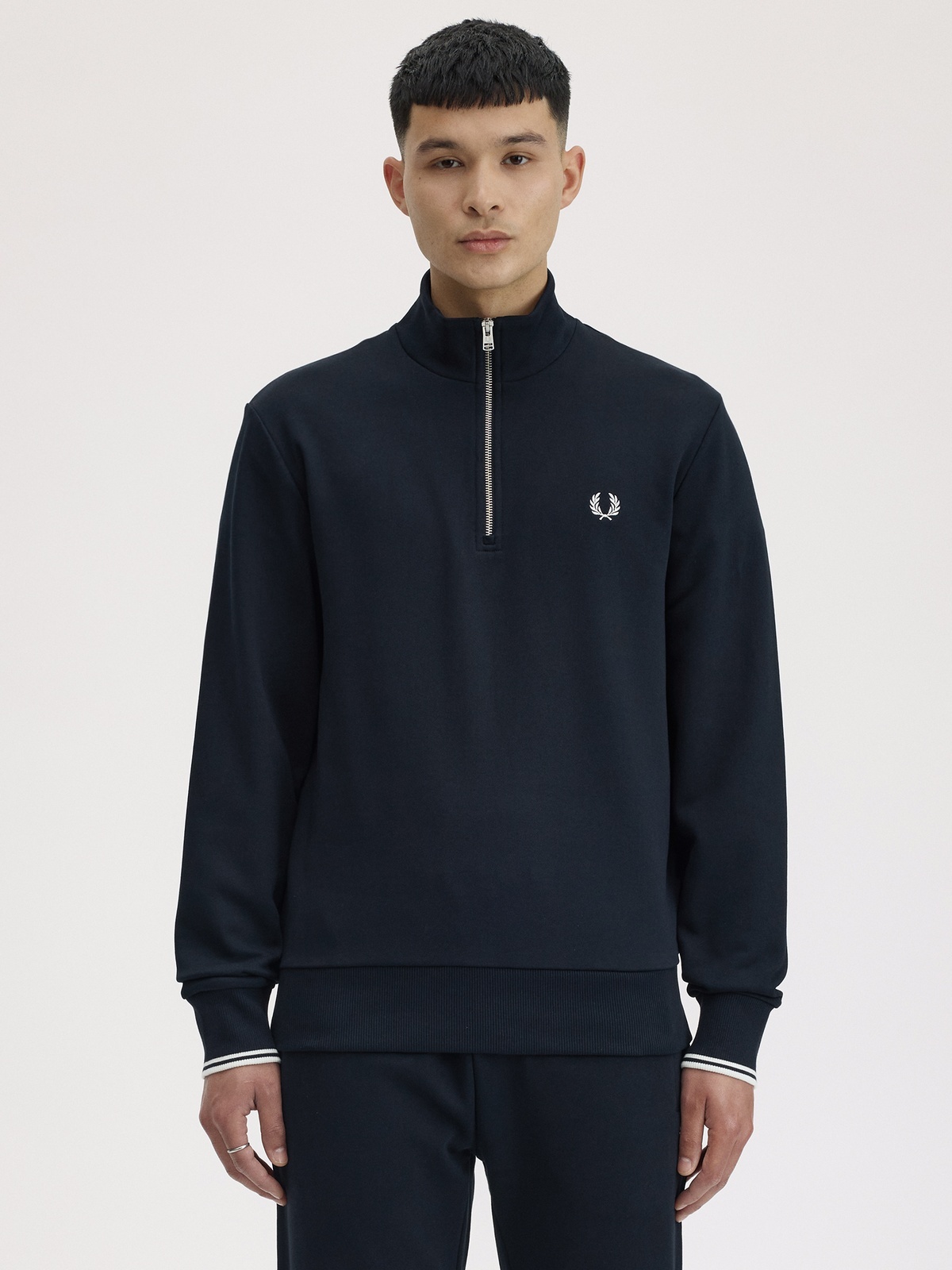 Fred Perry Half-Zip Sweat Navy