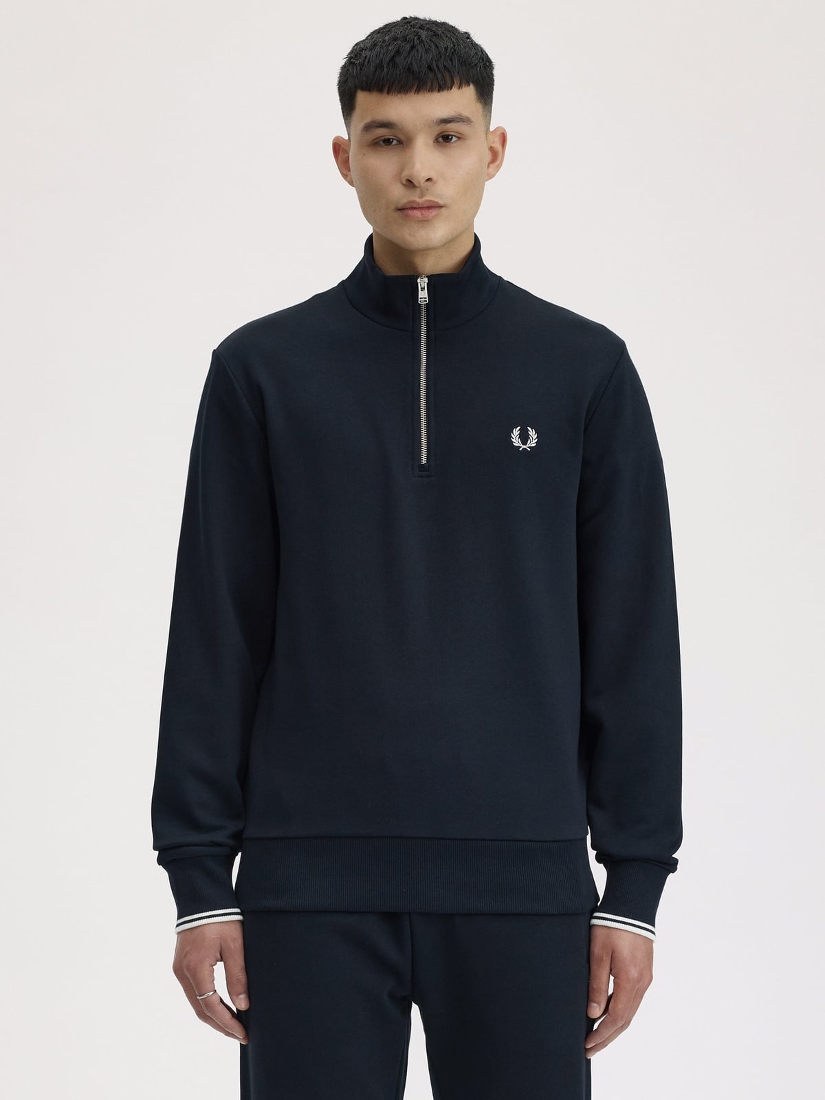 Fred Perry Half-Zip Sweat Navy