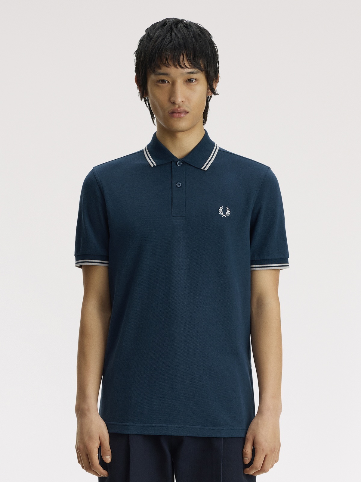 Fred Perry Twin Tipped Polo Blå