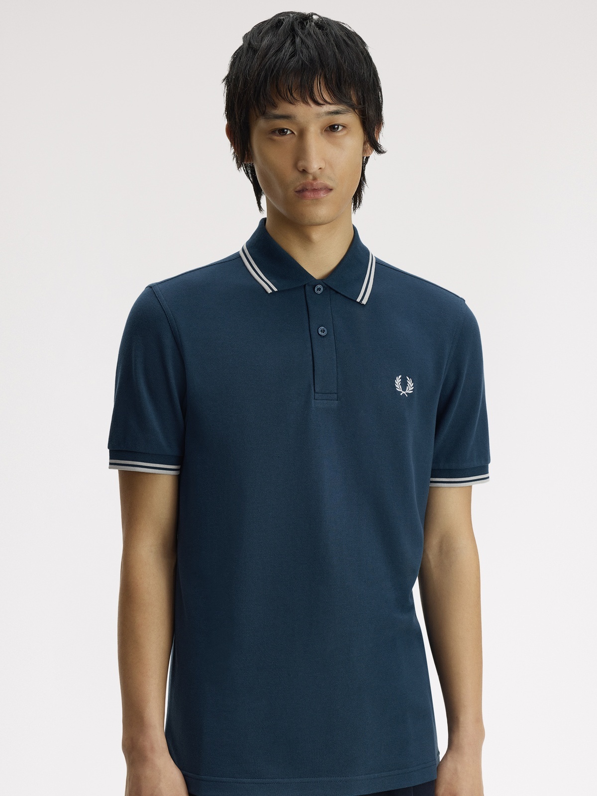 Fred Perry Twin Tipped Polo Blå