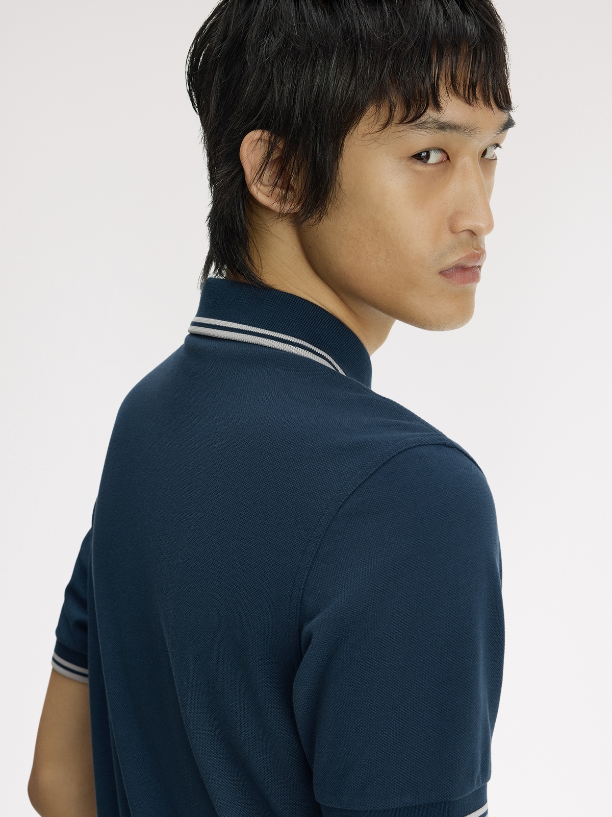 Fred Perry Twin Tipped Polo Blå