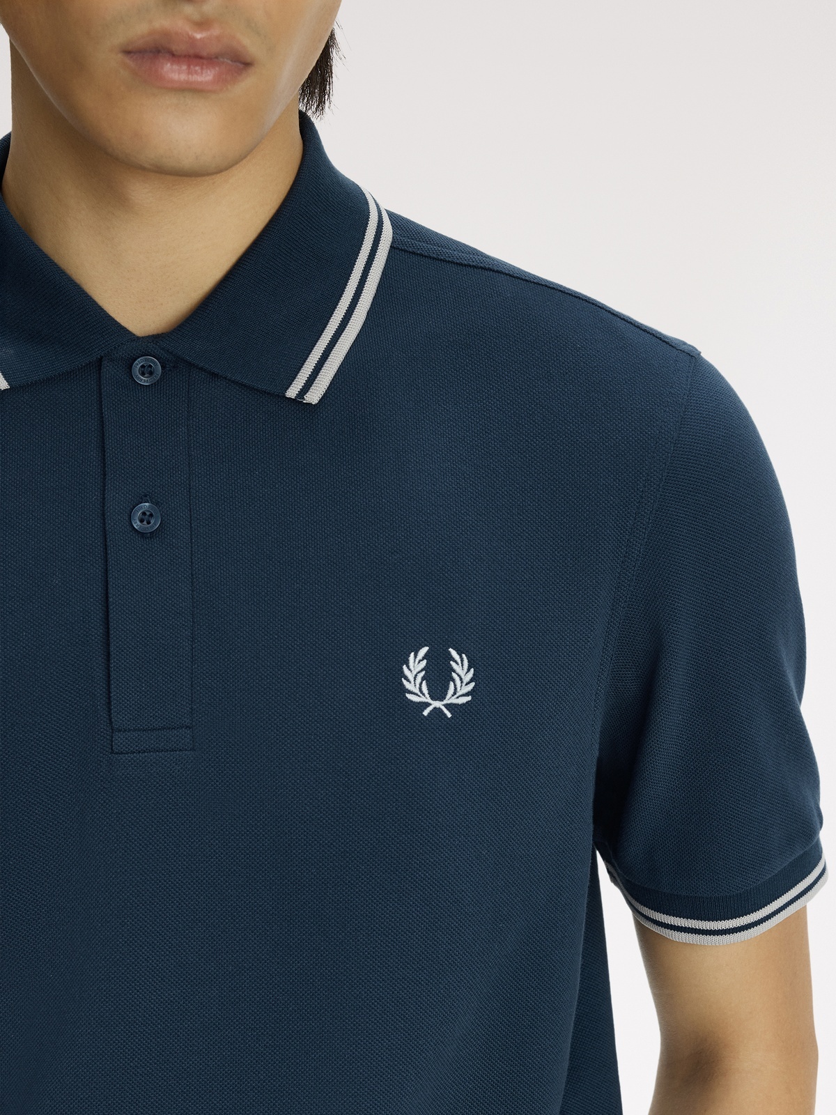 Fred Perry Twin Tipped Polo Blå