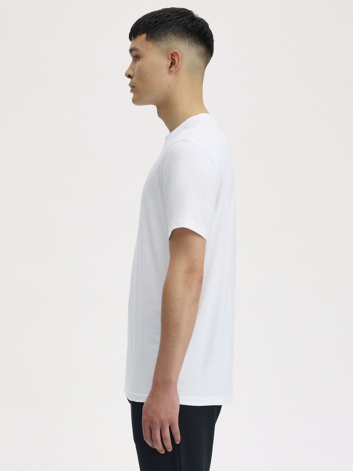 Fred Perry Embroidered Tee Hvit