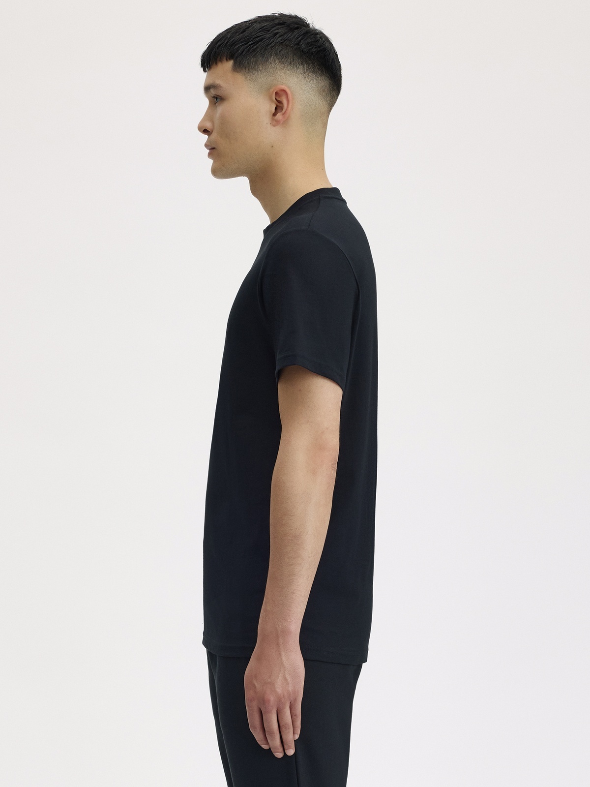 Fred Perry Embroidered Tee Black