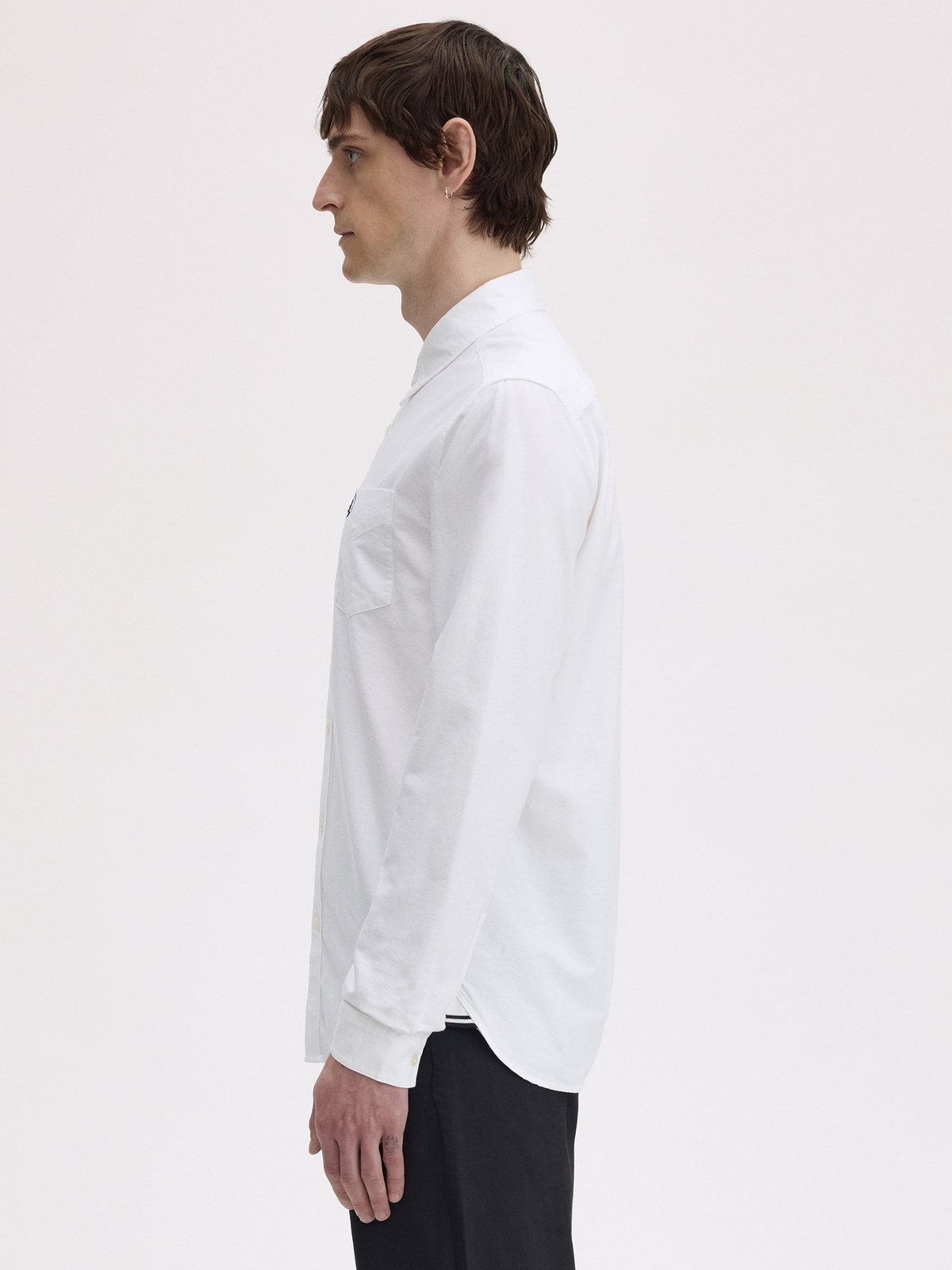 Fred Perry Oxford Shirt White