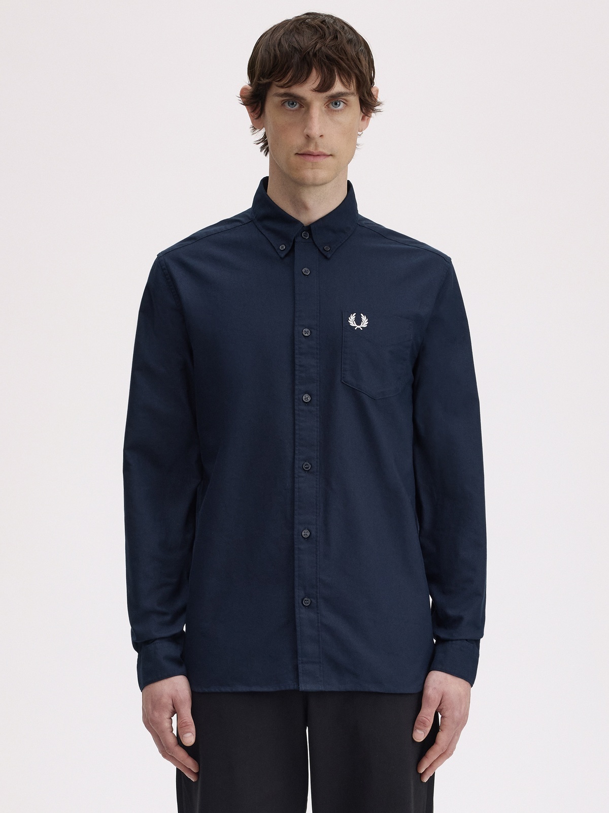 Fred Perry Oxford Shirt Navy