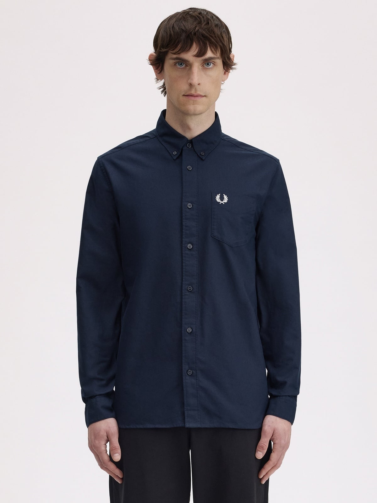 Fred Perry Oxford Shirt Navy