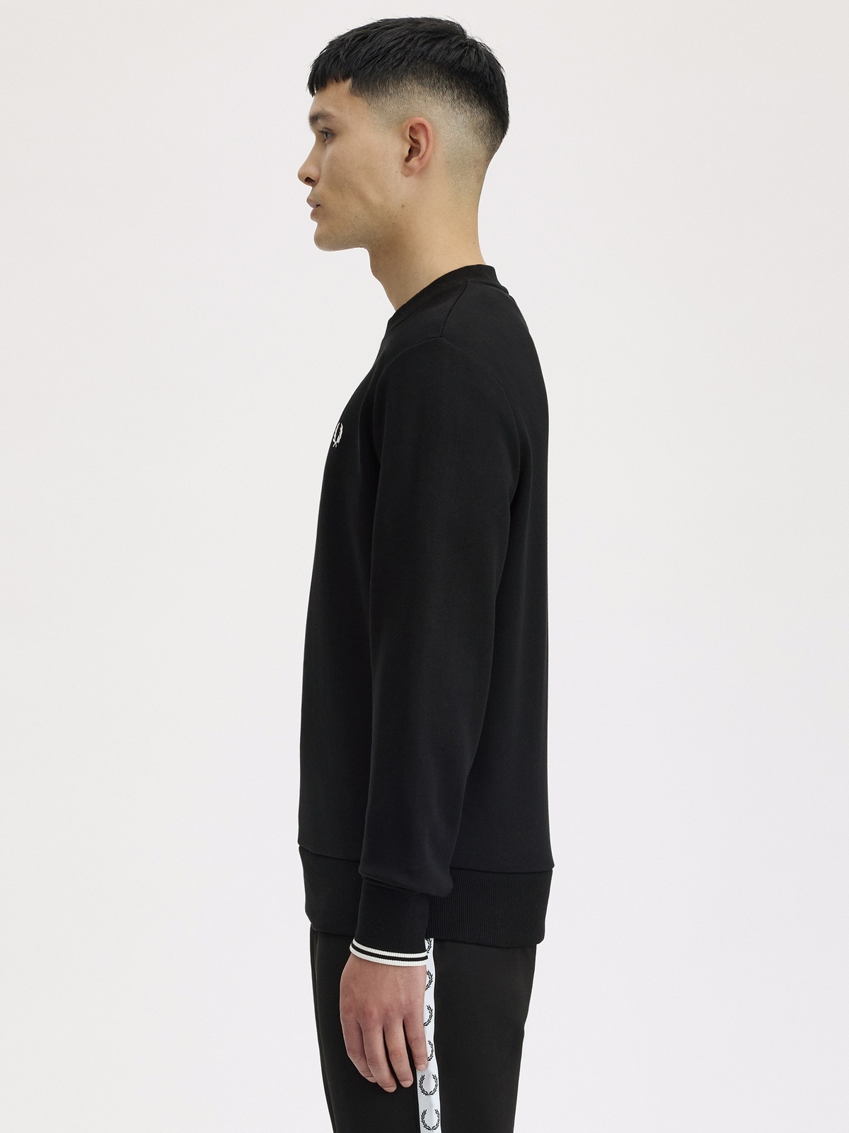 Fred Perry Classic Crew Neck Black