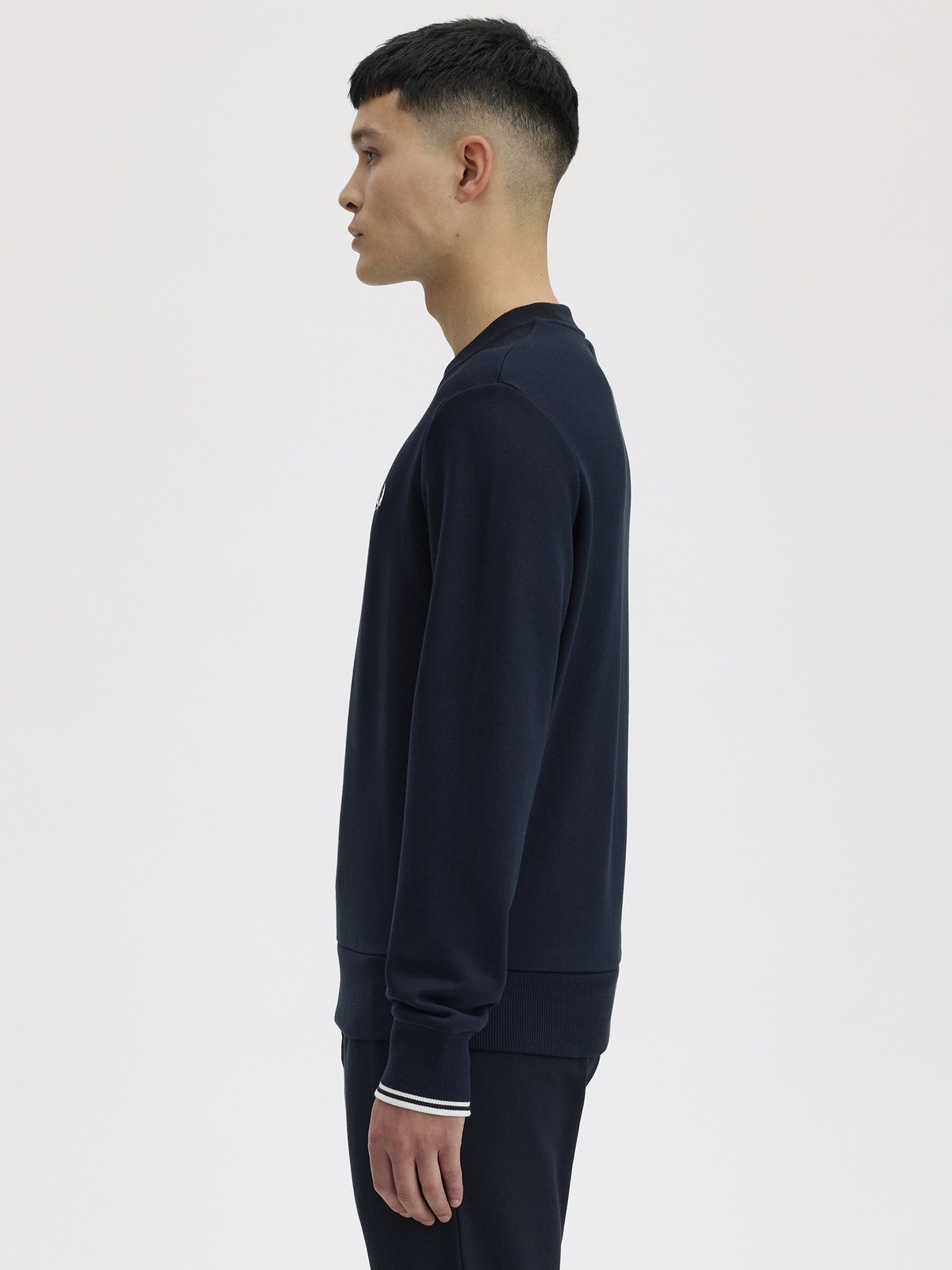 Fred Perry Classic Crew Neck Navy