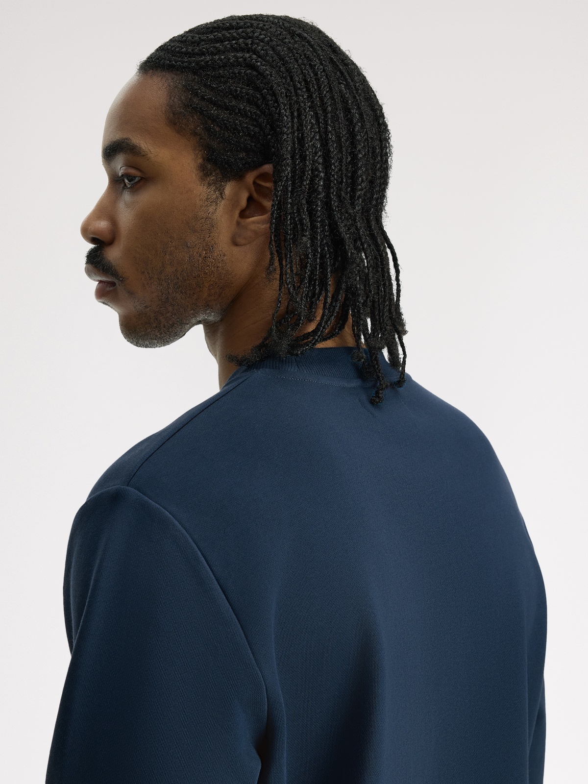 Fred Perry Classic Crew Neck Blå