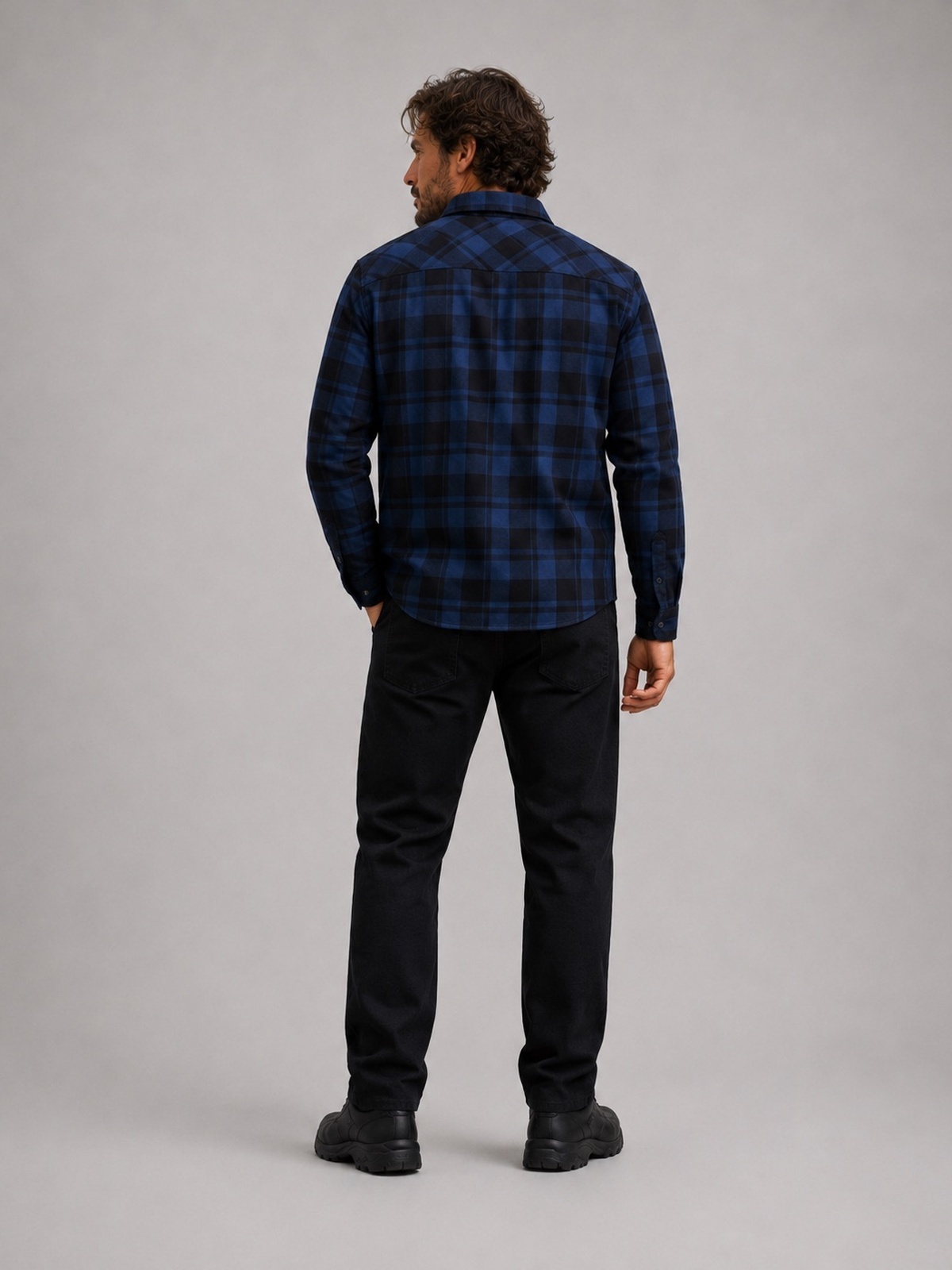 Fat Moose New Adrian Cotton Check Shirt Blå