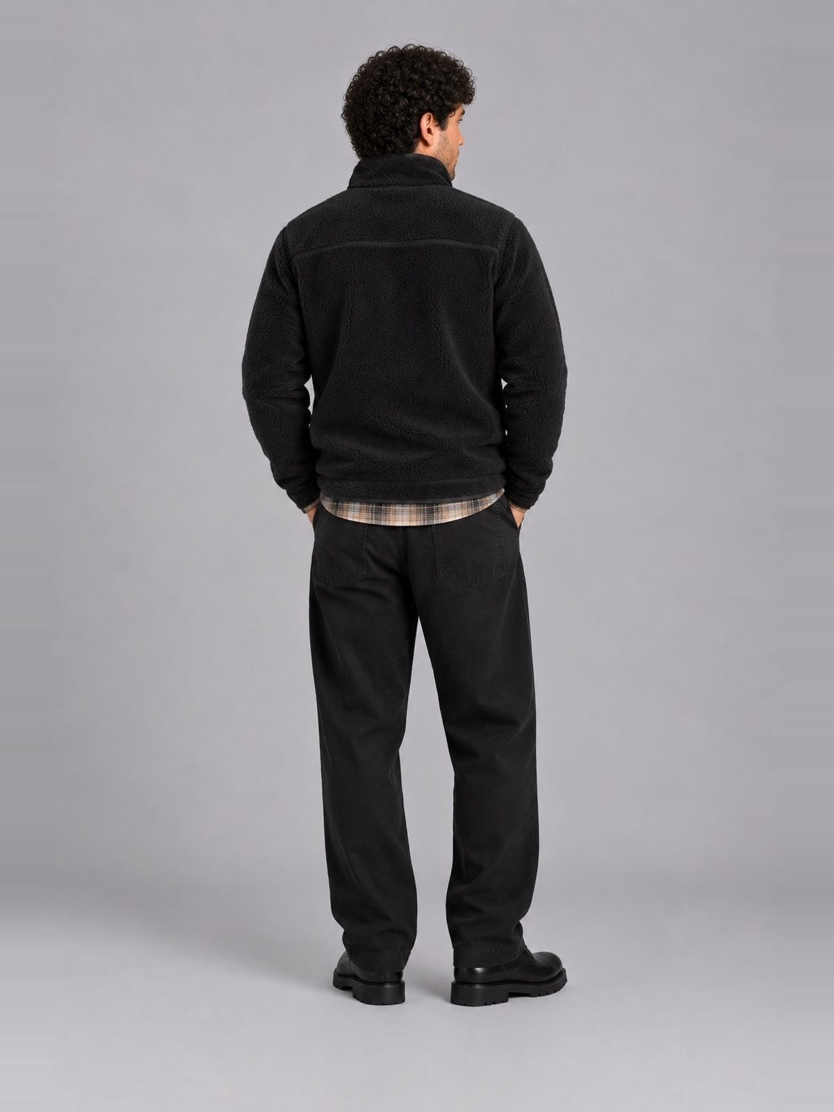 Fat Moose Wood Fleece Jacket Sort