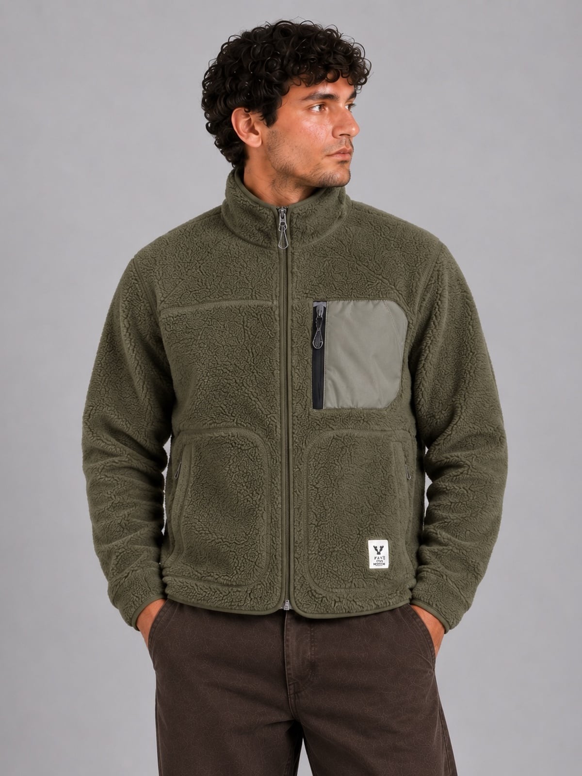 Fat Moose Wood Fleece Jacket Grønn