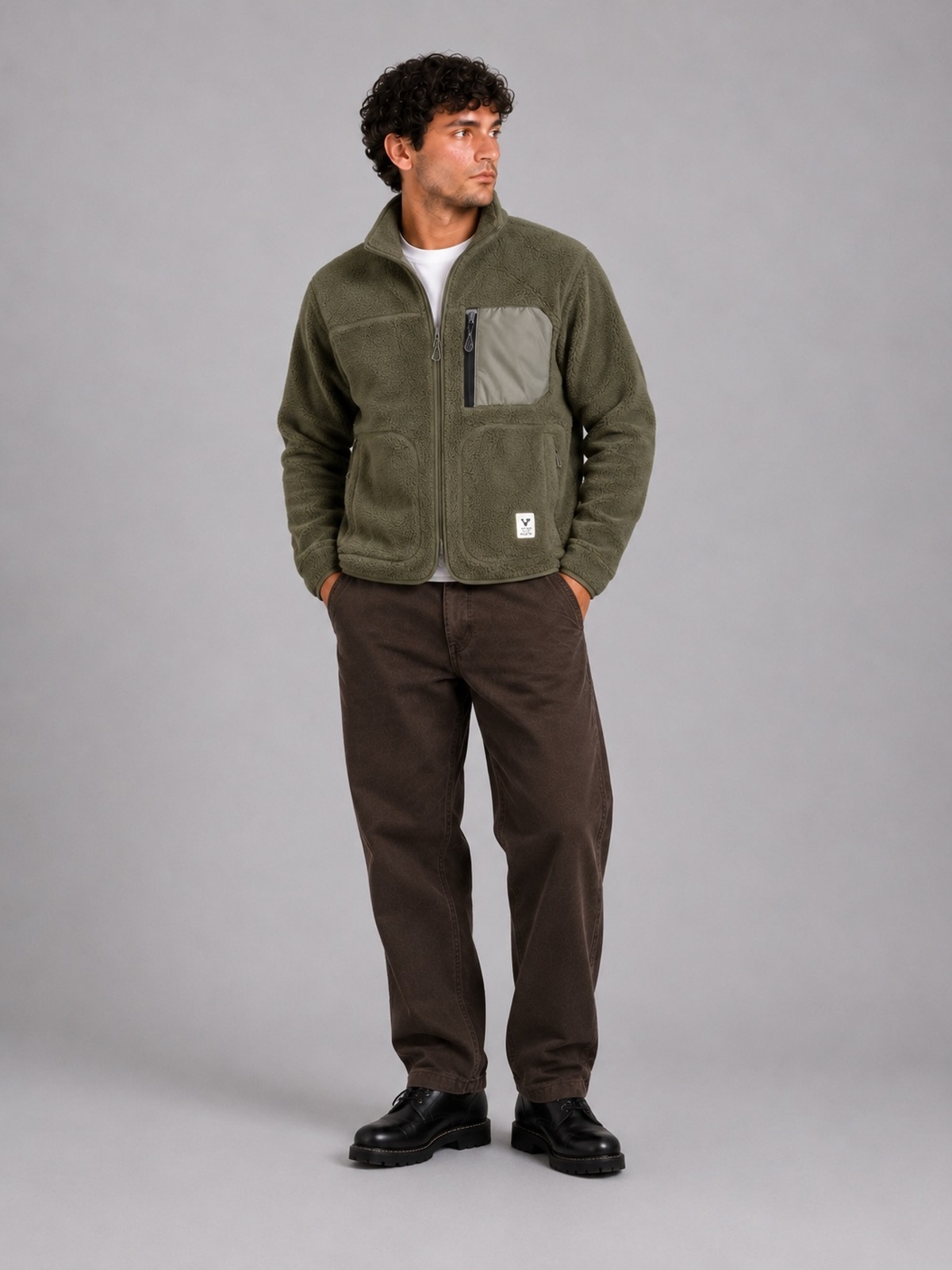 Fat Moose Wood Fleece Jacket Grønn
