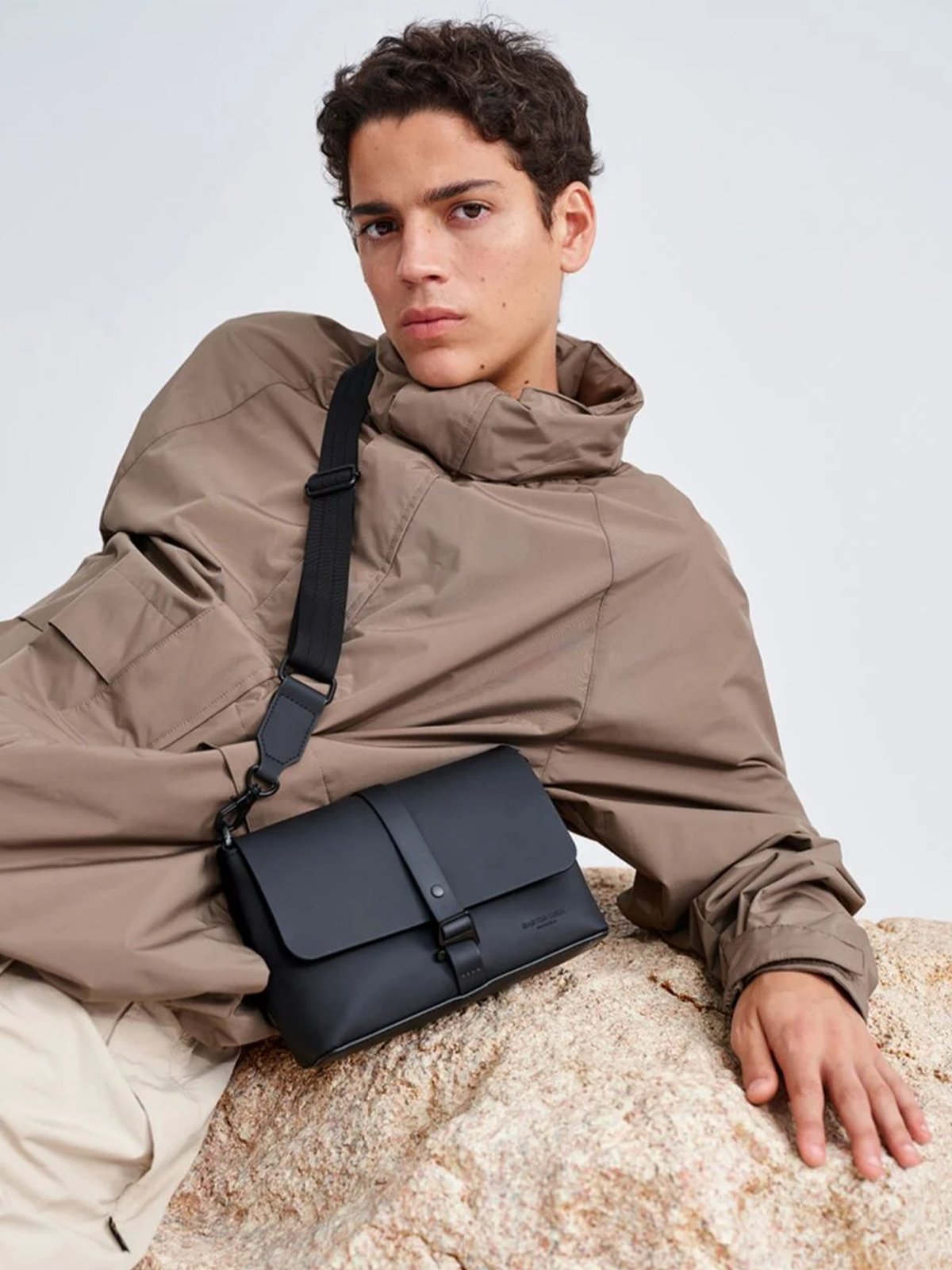 Gaston Luga Spläsh Crossbody Bag Black