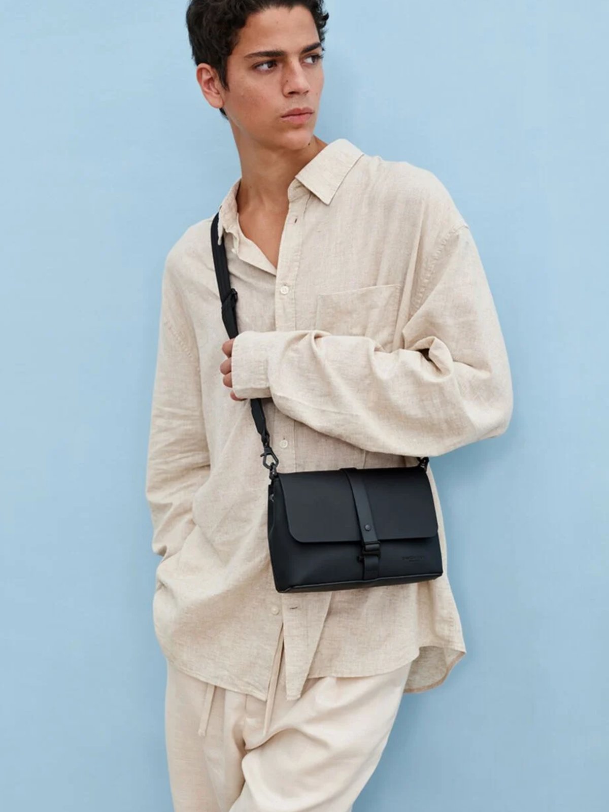 Gaston Luga Spläsh Crossbody Bag Black