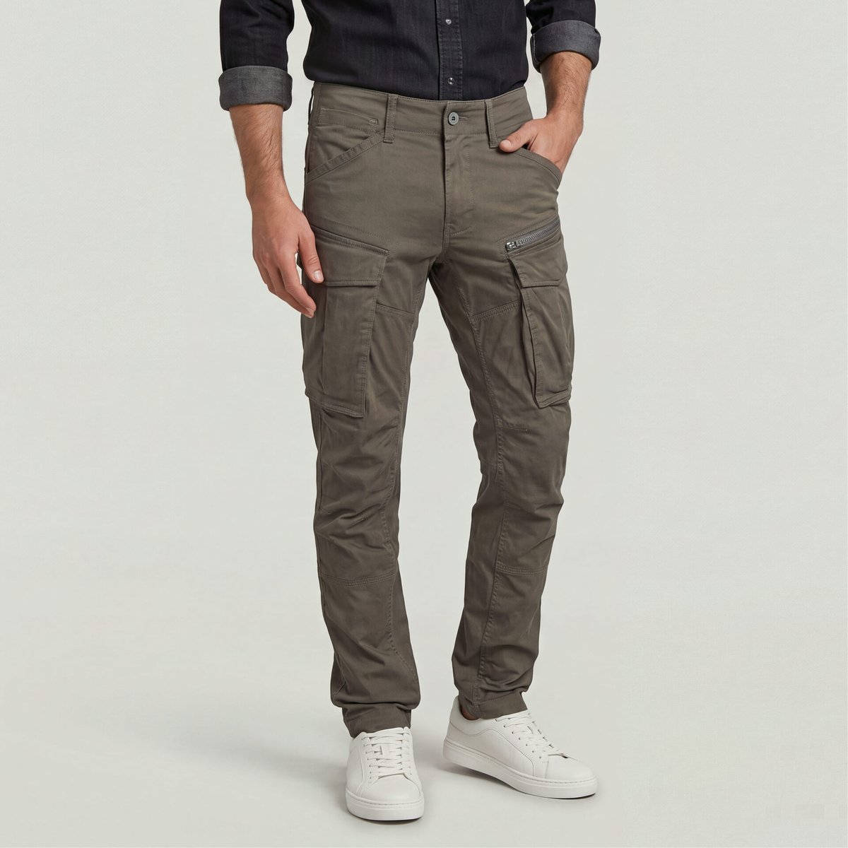 G-STAR Rovic Zip 3D Regular Tapered Grey