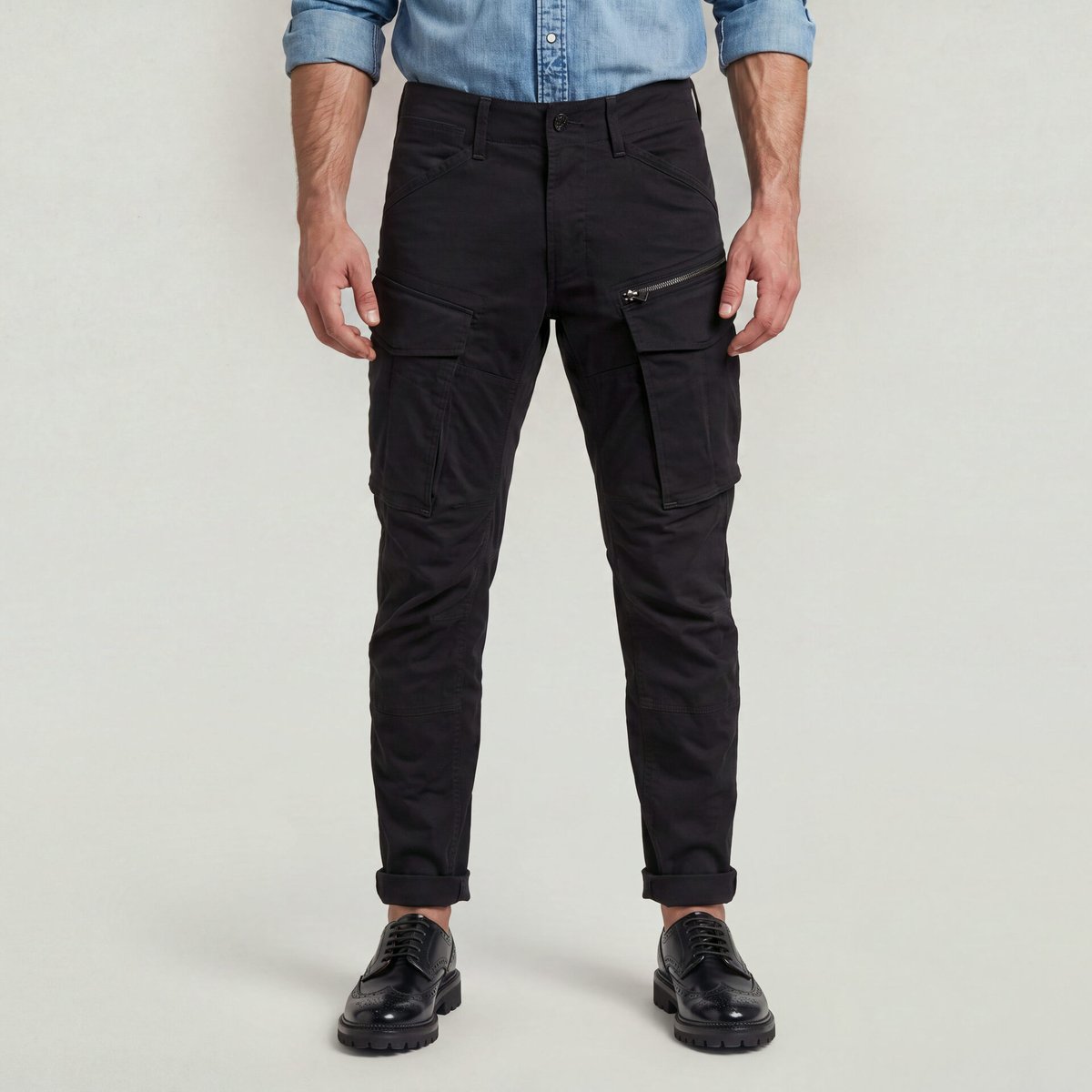 G-STAR Rovic Zip 3D Regular Tapered Black