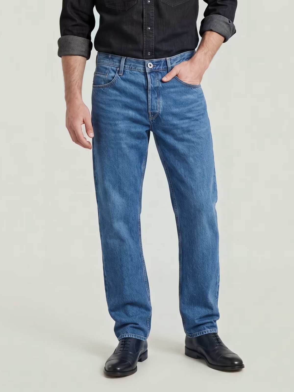 G-STAR Dakota Regular Straight Medium Blue