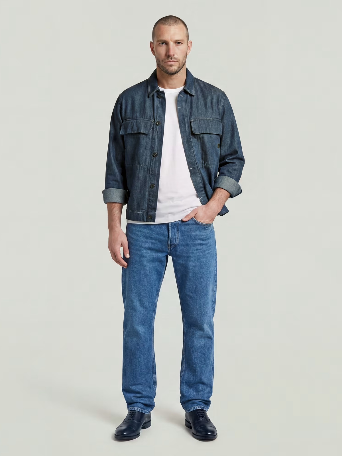 G-STAR Dakota Regular Straight Medium Blue