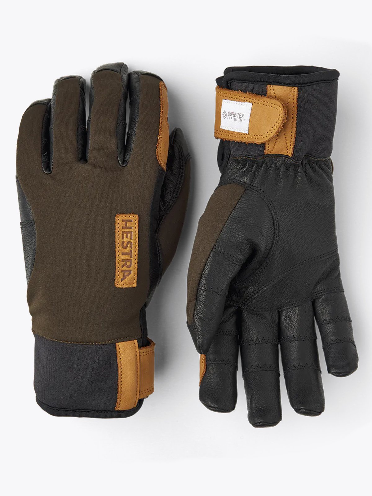 Hestra Ergo Grip Active Wool Terry - 5 finger Dark Forest/Black