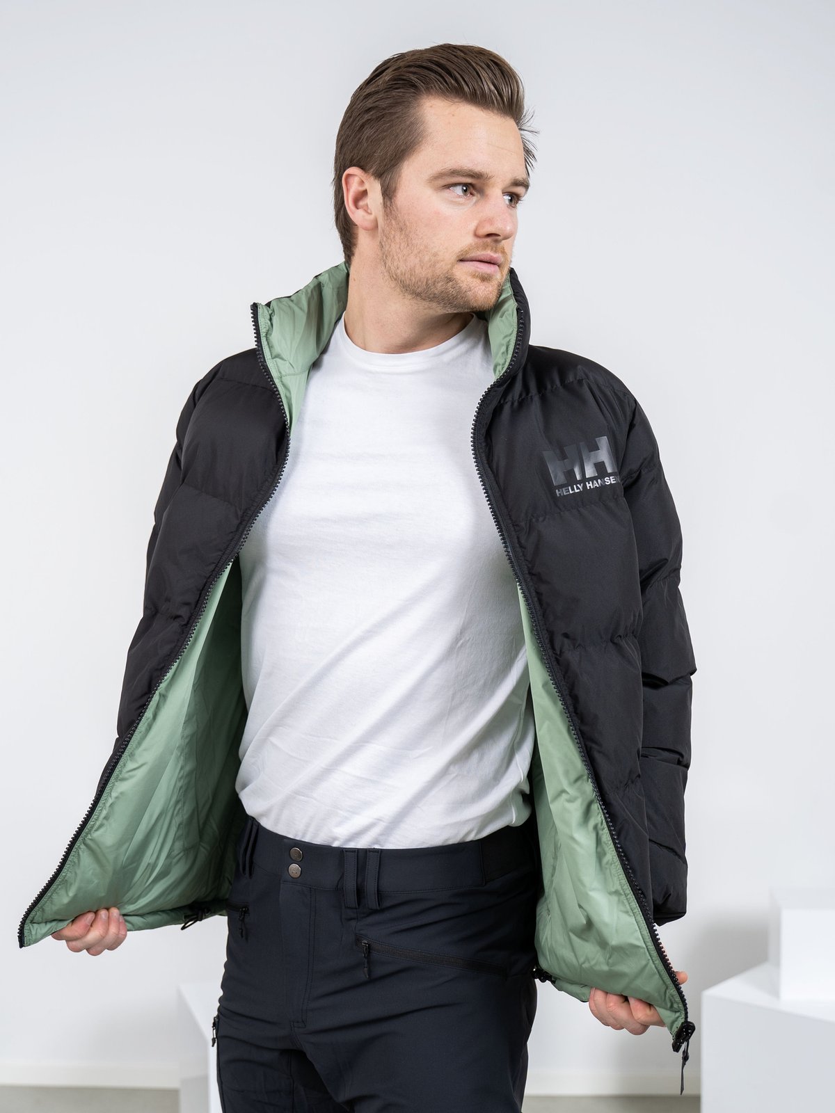 Helly Hansen HH Urban Reversible Jacket Black/Green