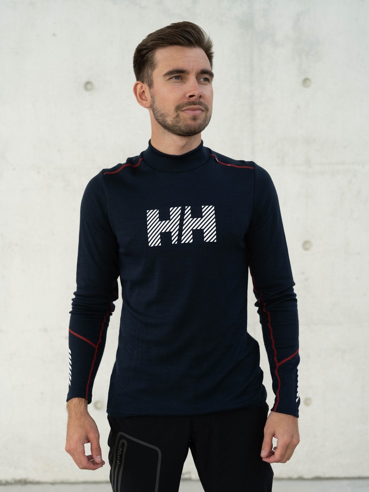 Helly Hansen Lifa Merino Mid with Logo Navy
