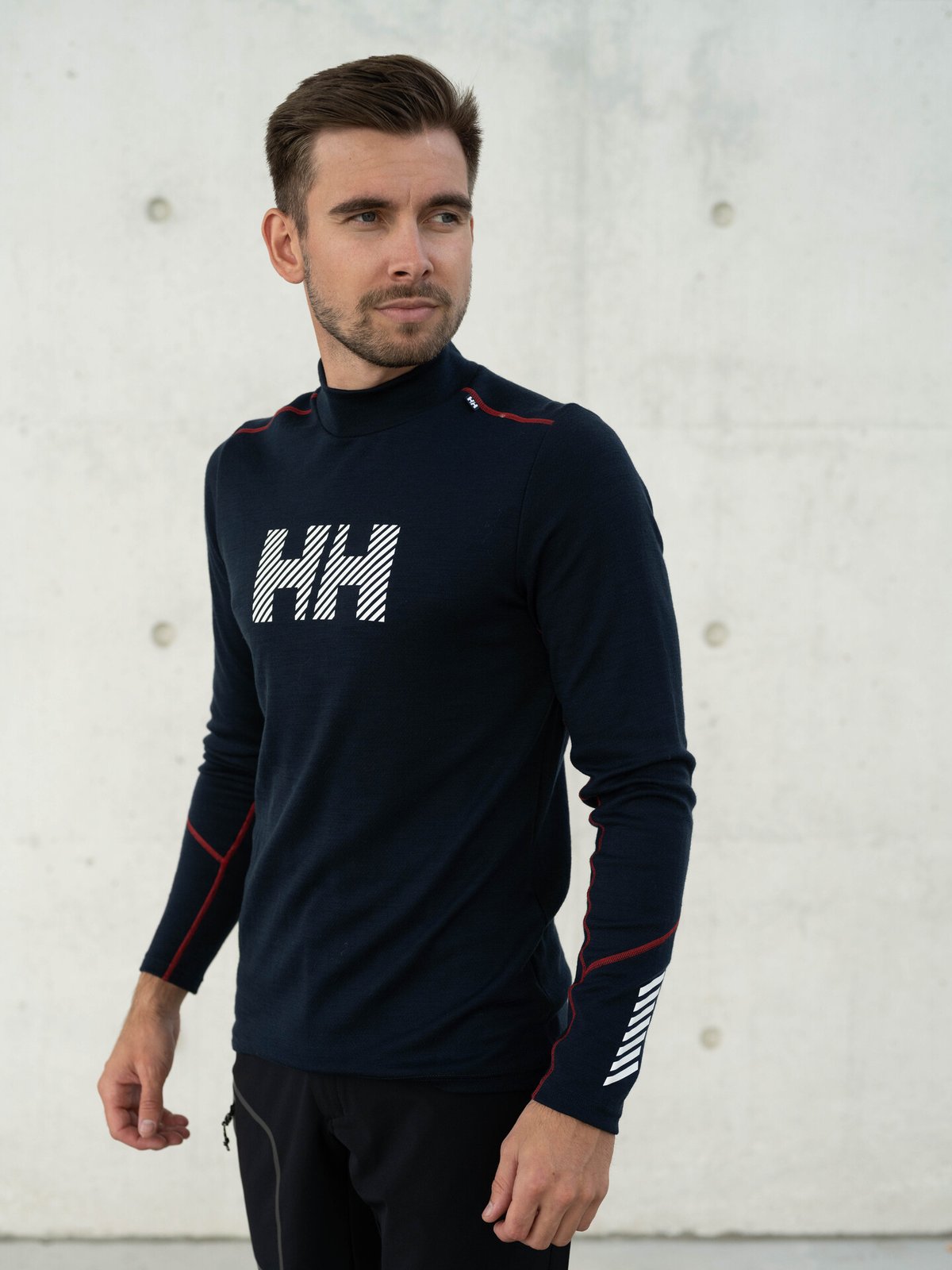 Helly Hansen Lifa Merino Mid with Logo Navy