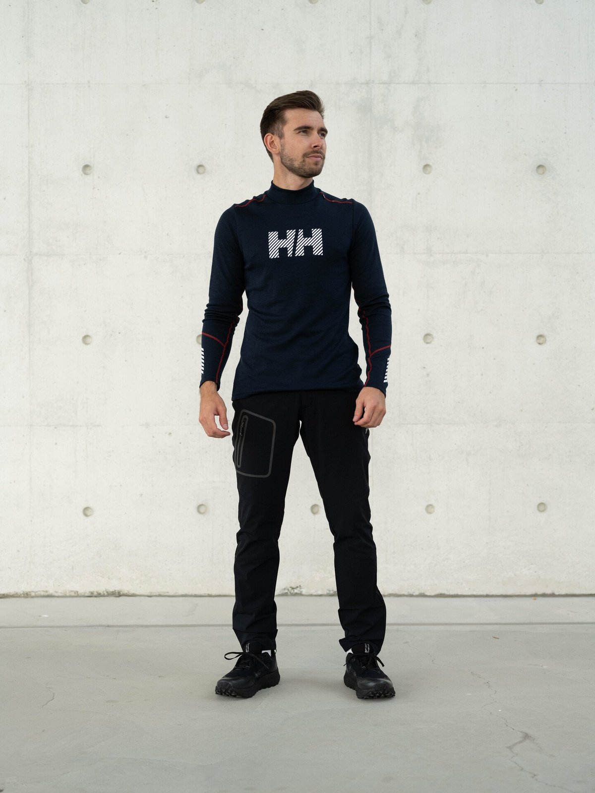 Helly Hansen Lifa Merino Mid with Logo Navy