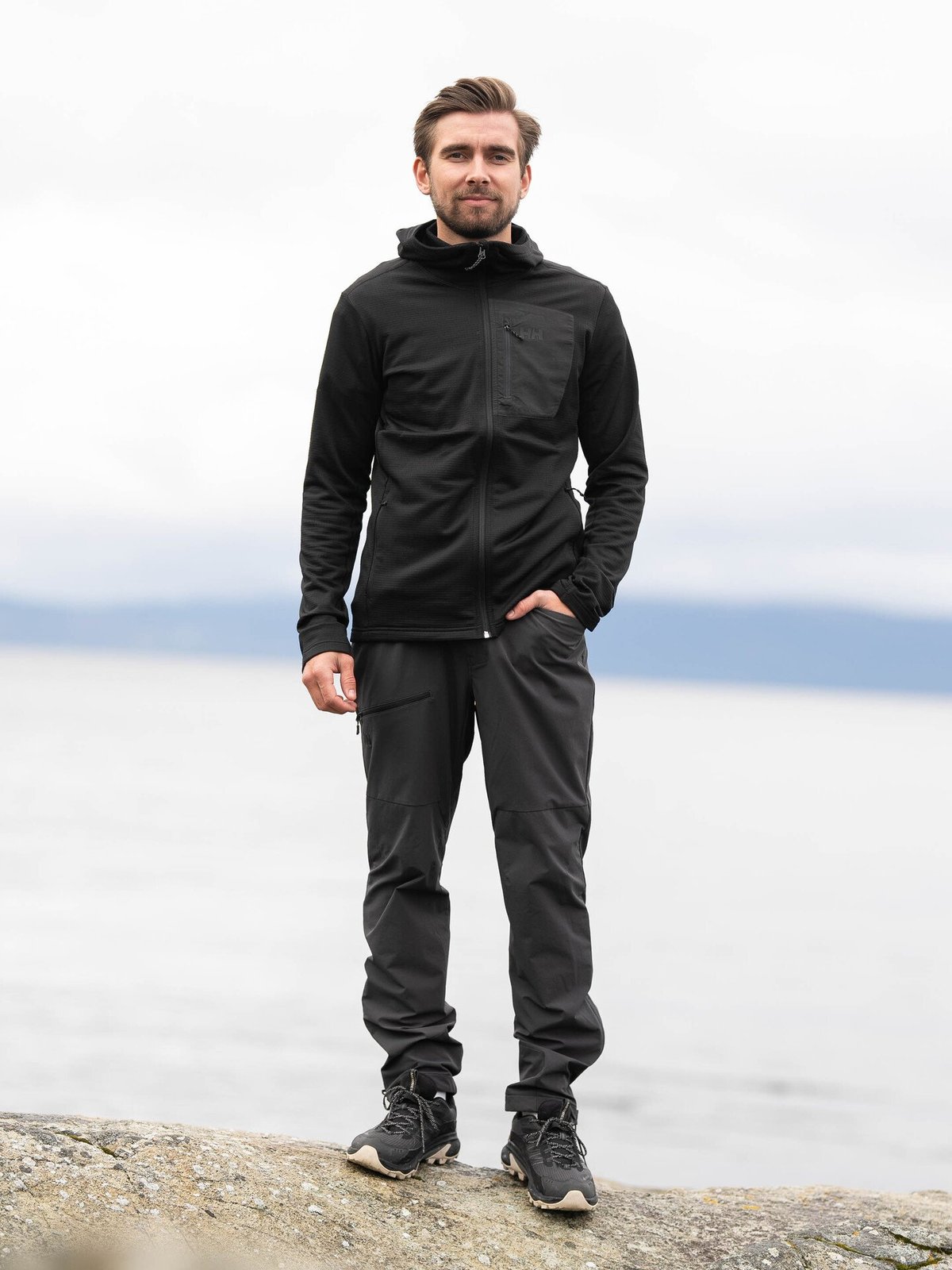 Helly Hansen Versalite Hooded Fleece Jacket Black