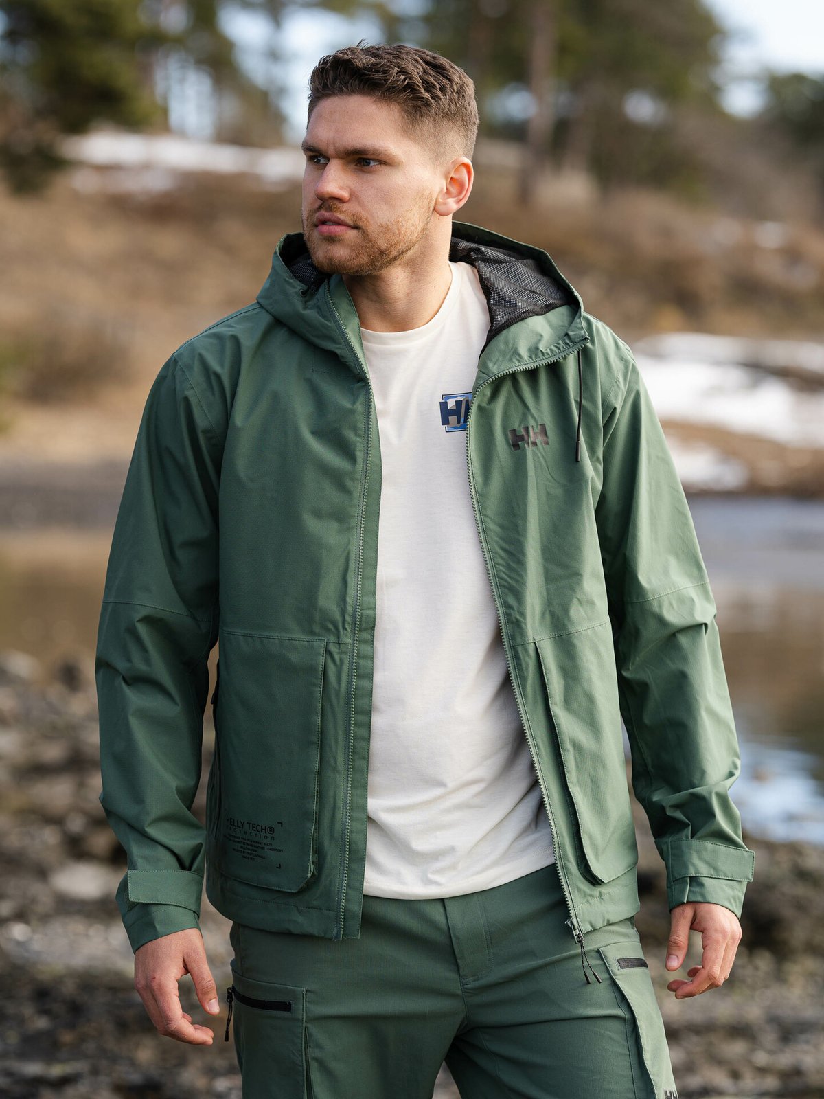 Helly Hansen Move Rain Jacket Spruce