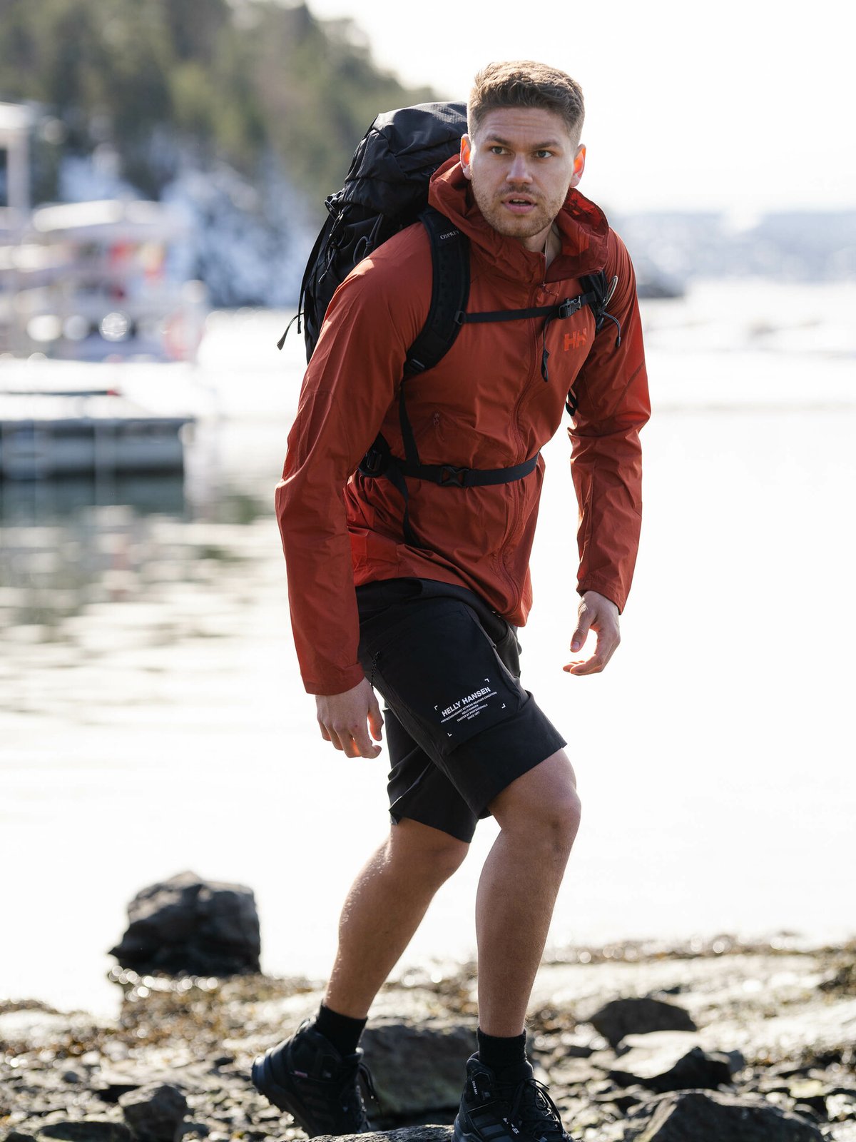 Helly Hansen Rapide Windbreaker Jacket Deep Canyon