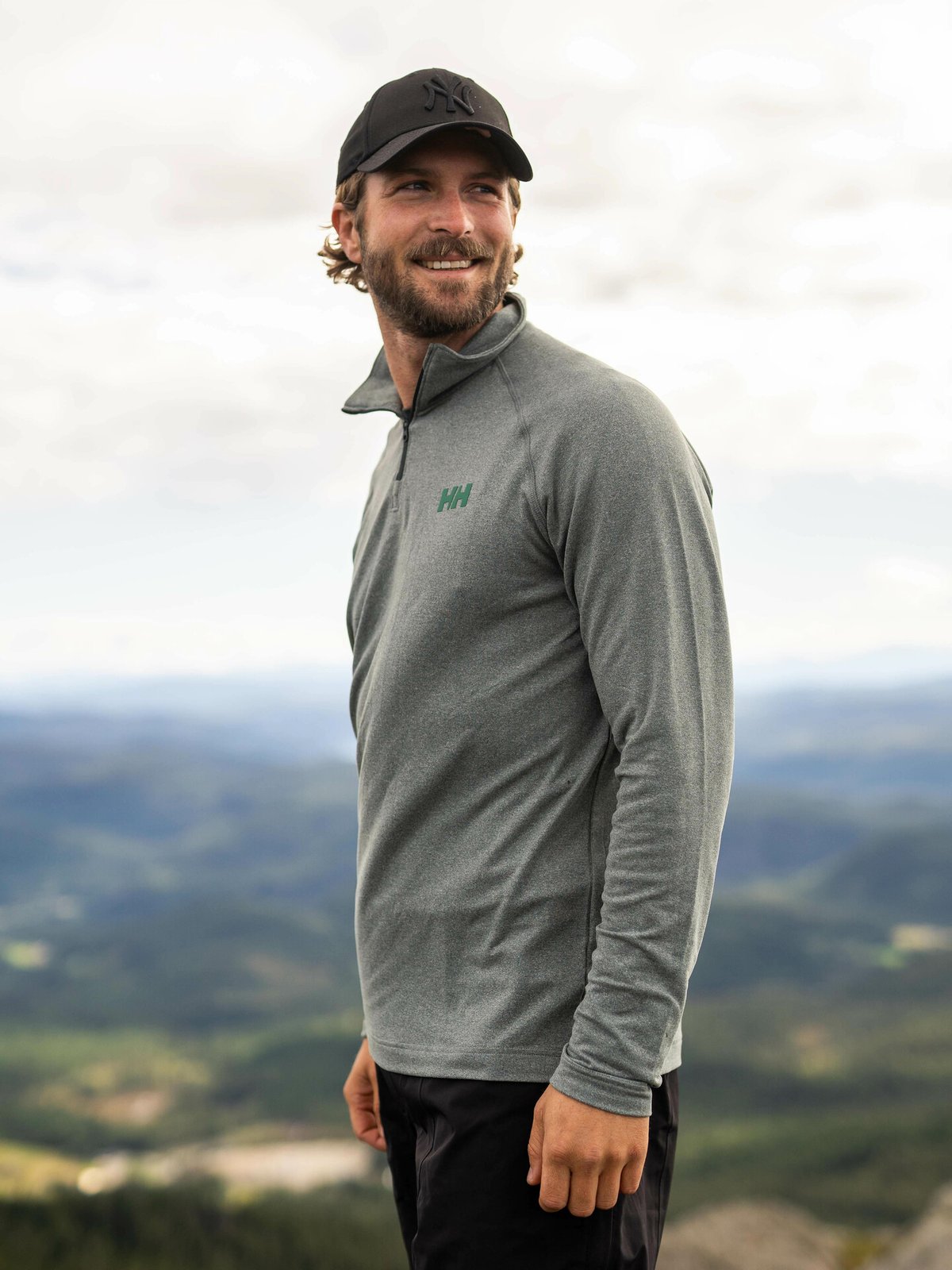 Helly Hansen Verglas 1/2 Zip Darkest Spruce