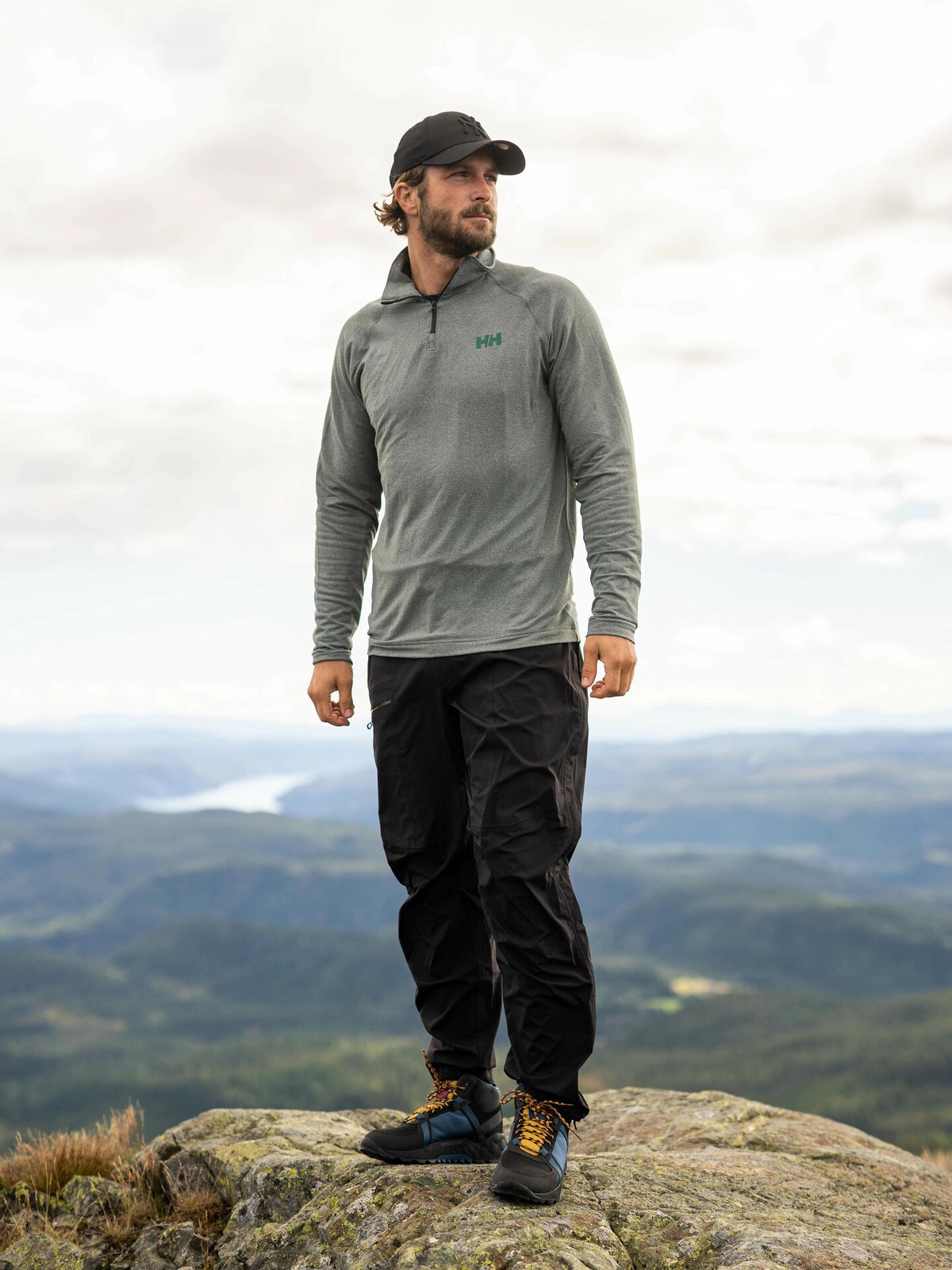 Helly Hansen Verglas 1/2 Zip Darkest Spruce