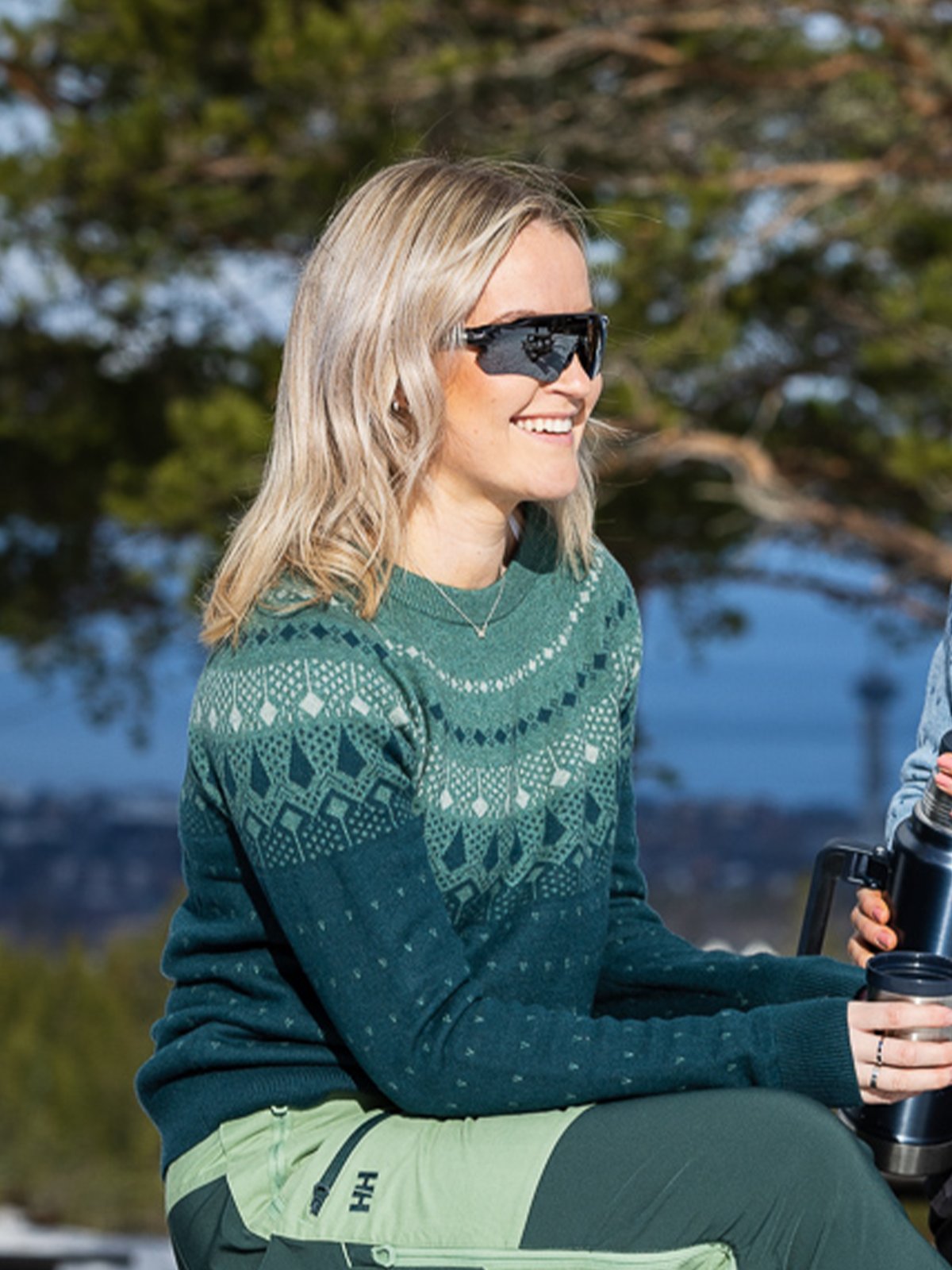 Helly Hansen Woman Hytte Merino Sweater Darkest Spruce
