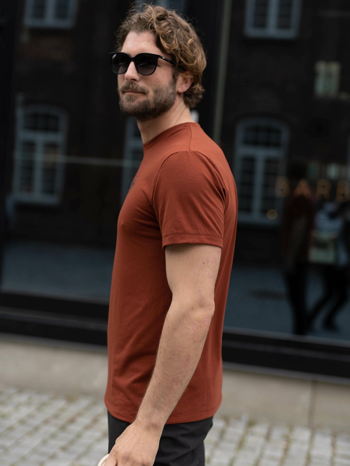 Helly Hansen Skog Recycled Graphic T-Shirt Iron Oxide