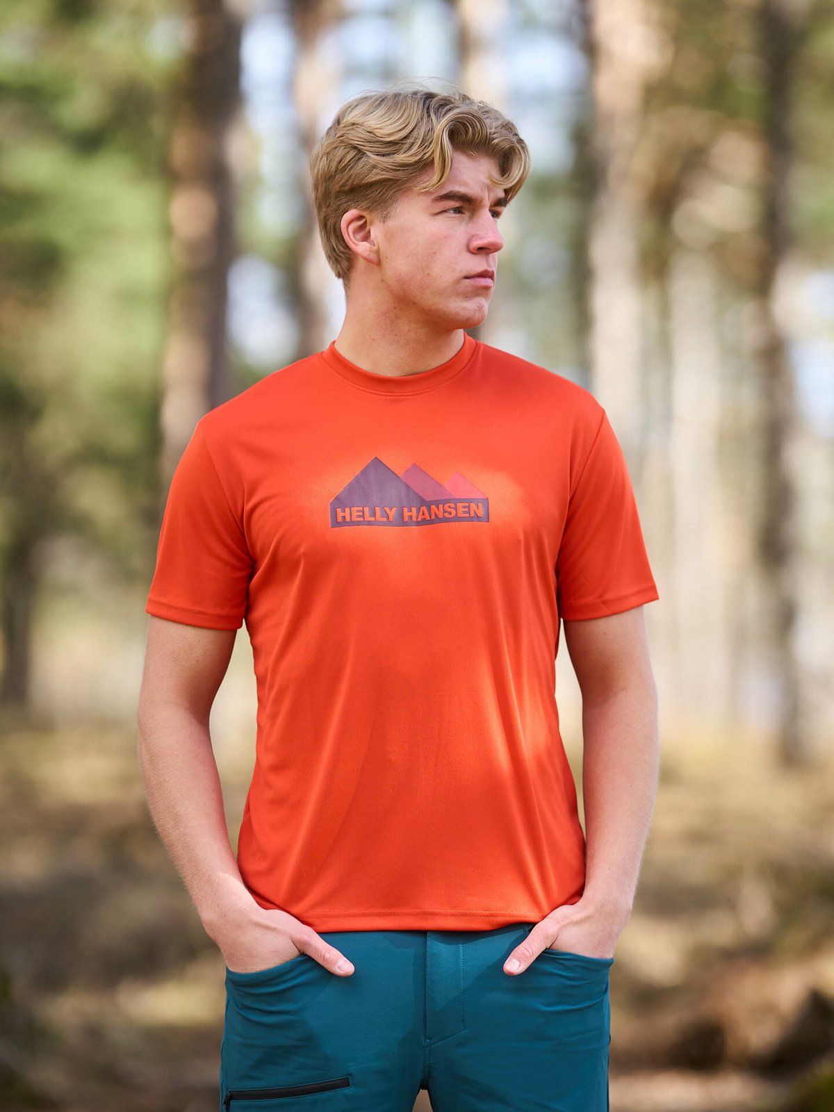 Helly Hansen HH Tech Graphic T-Shirt 348 Gold Rush