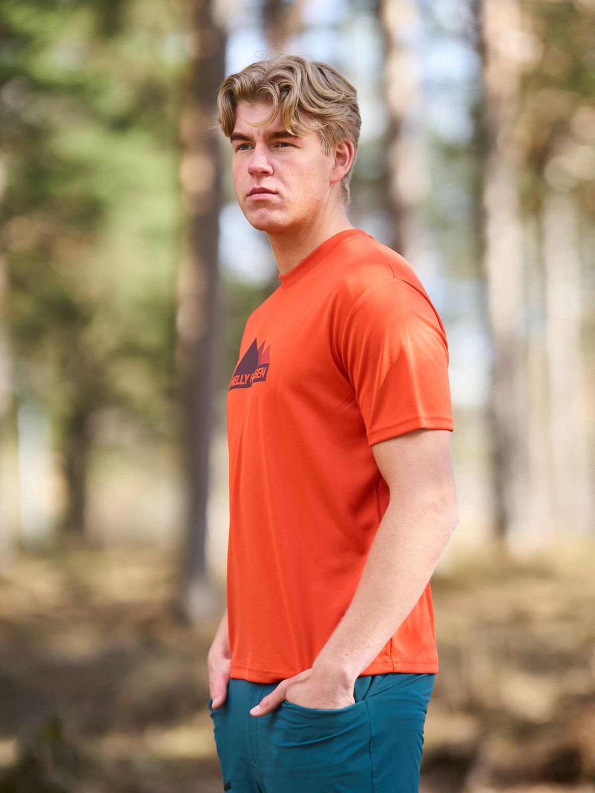 Helly Hansen HH Tech Graphic T-Shirt 348 Gold Rush