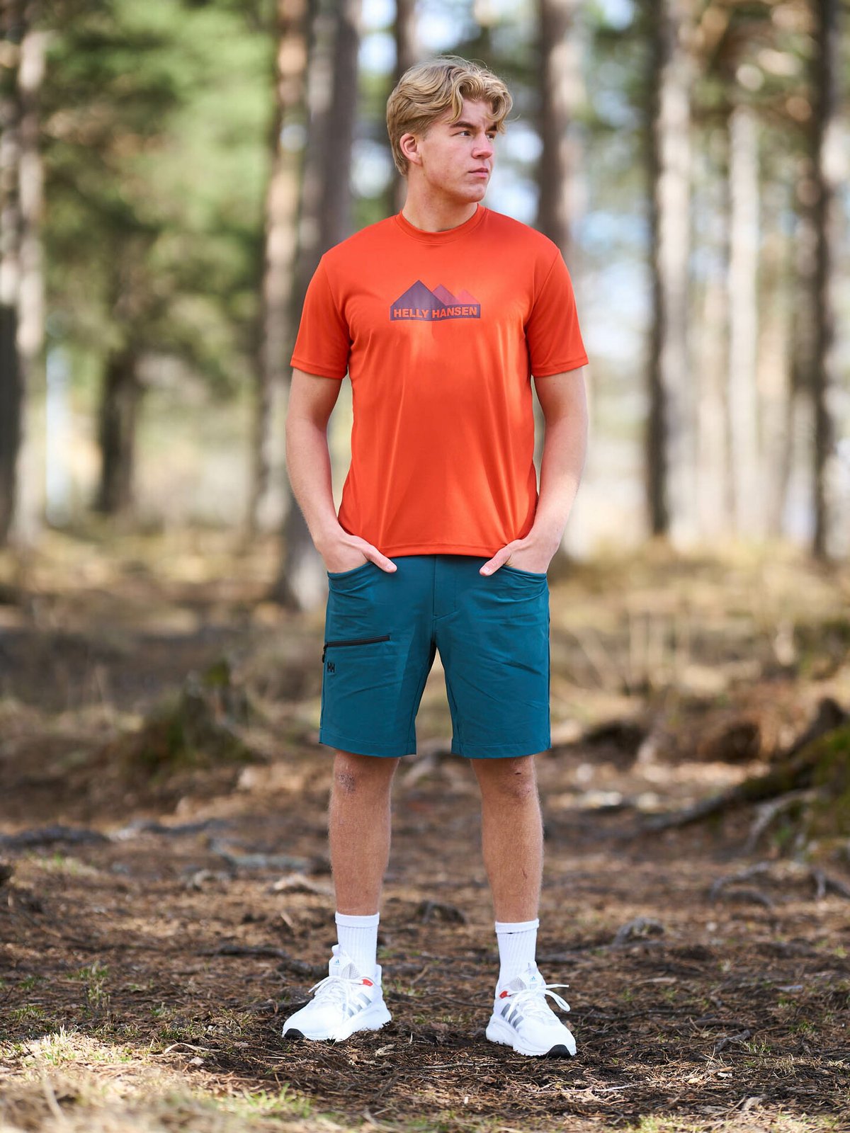 Helly Hansen HH Tech Graphic T-Shirt 348 Gold Rush