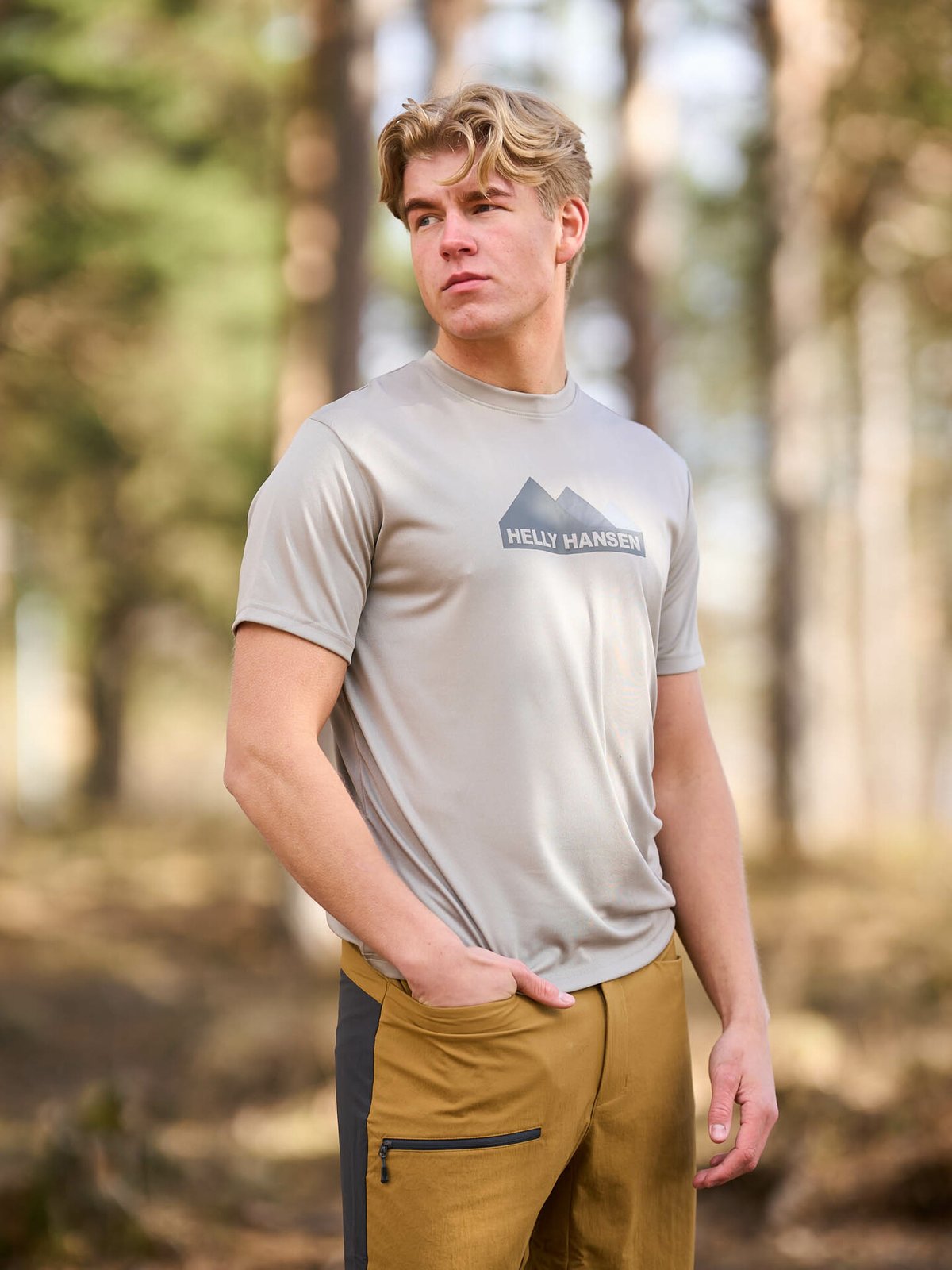 Helly Hansen HH Tech Graphic T-Shirt Grå