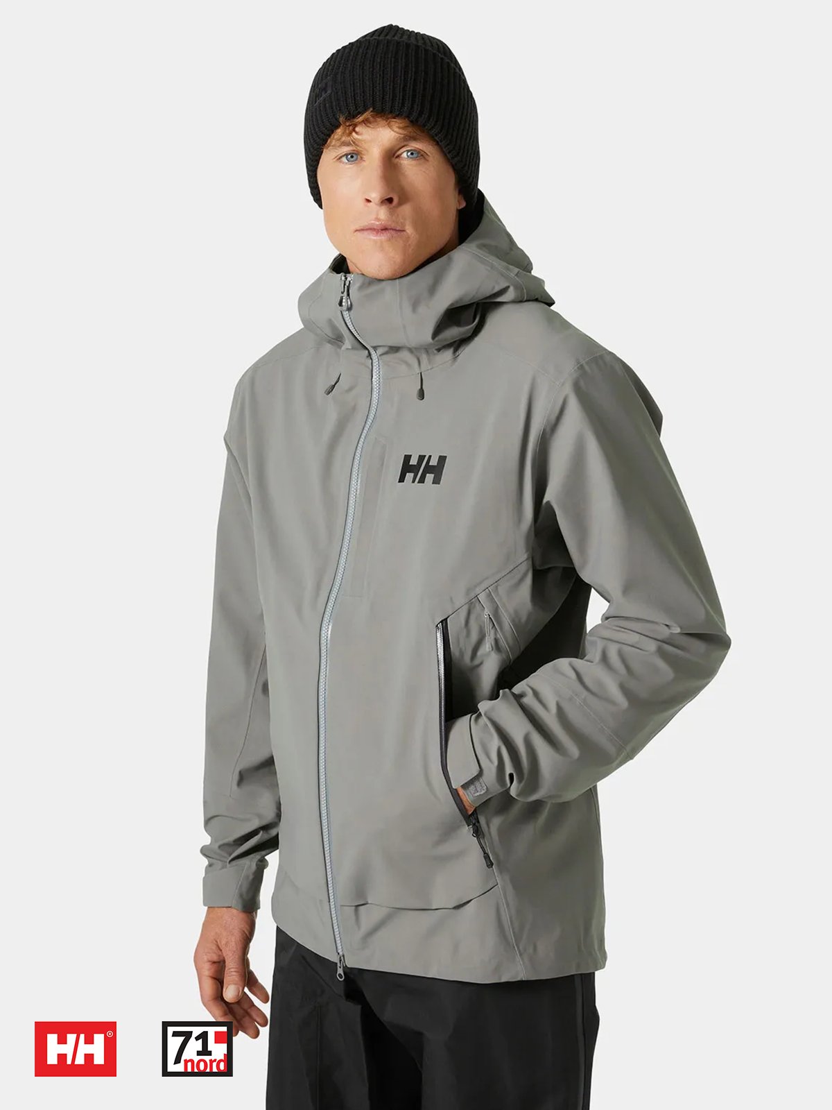 Helly Hansen Verglas Backcountry Jacket Concrete