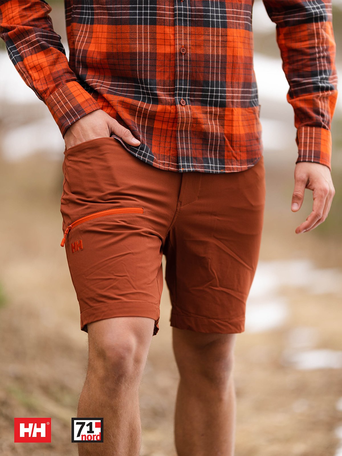 Helly Hansen Blaze Softshell Shorts Iron Oxide