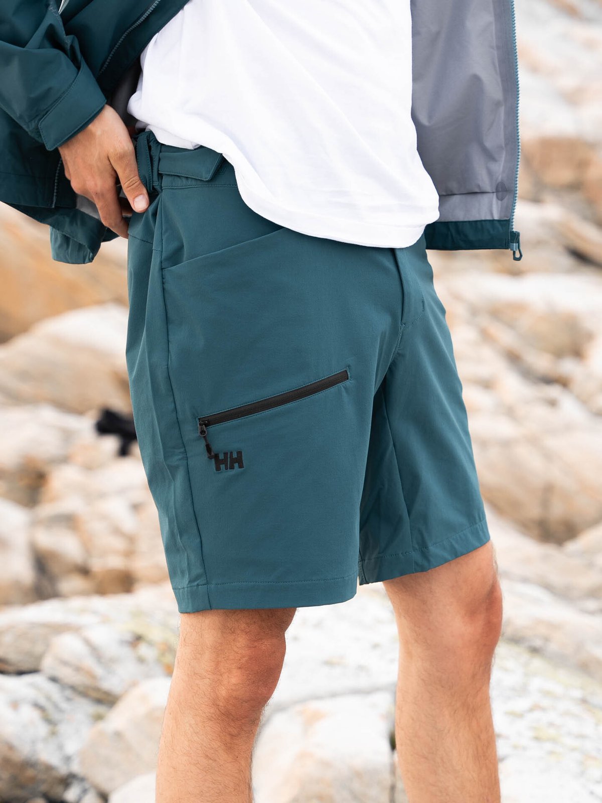 Helly Hansen Blaze Softshell Shorts Dark Creek
