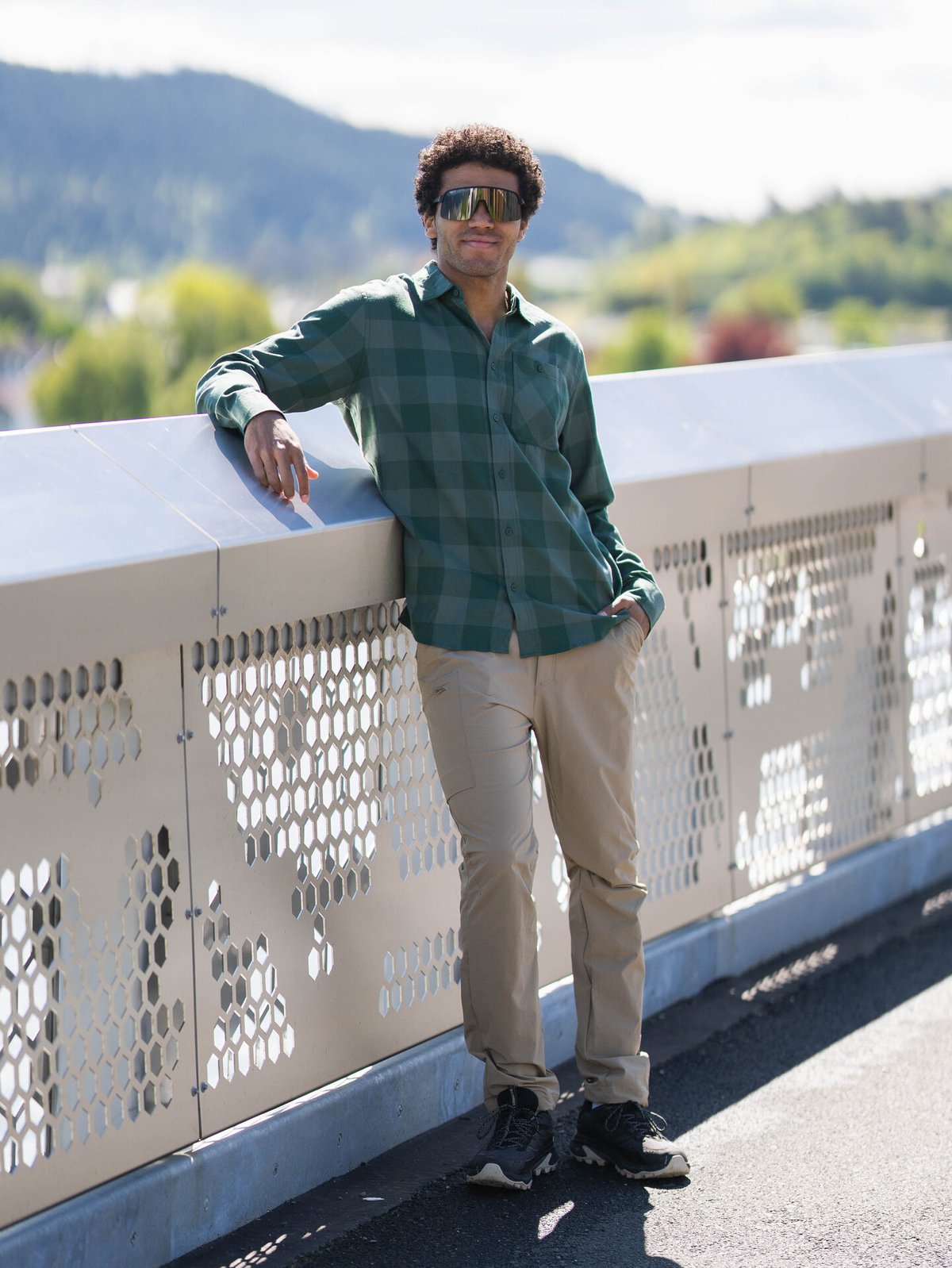 Helly Hansen Aker Flannel Long Sleeve Shirt Jungle Green
